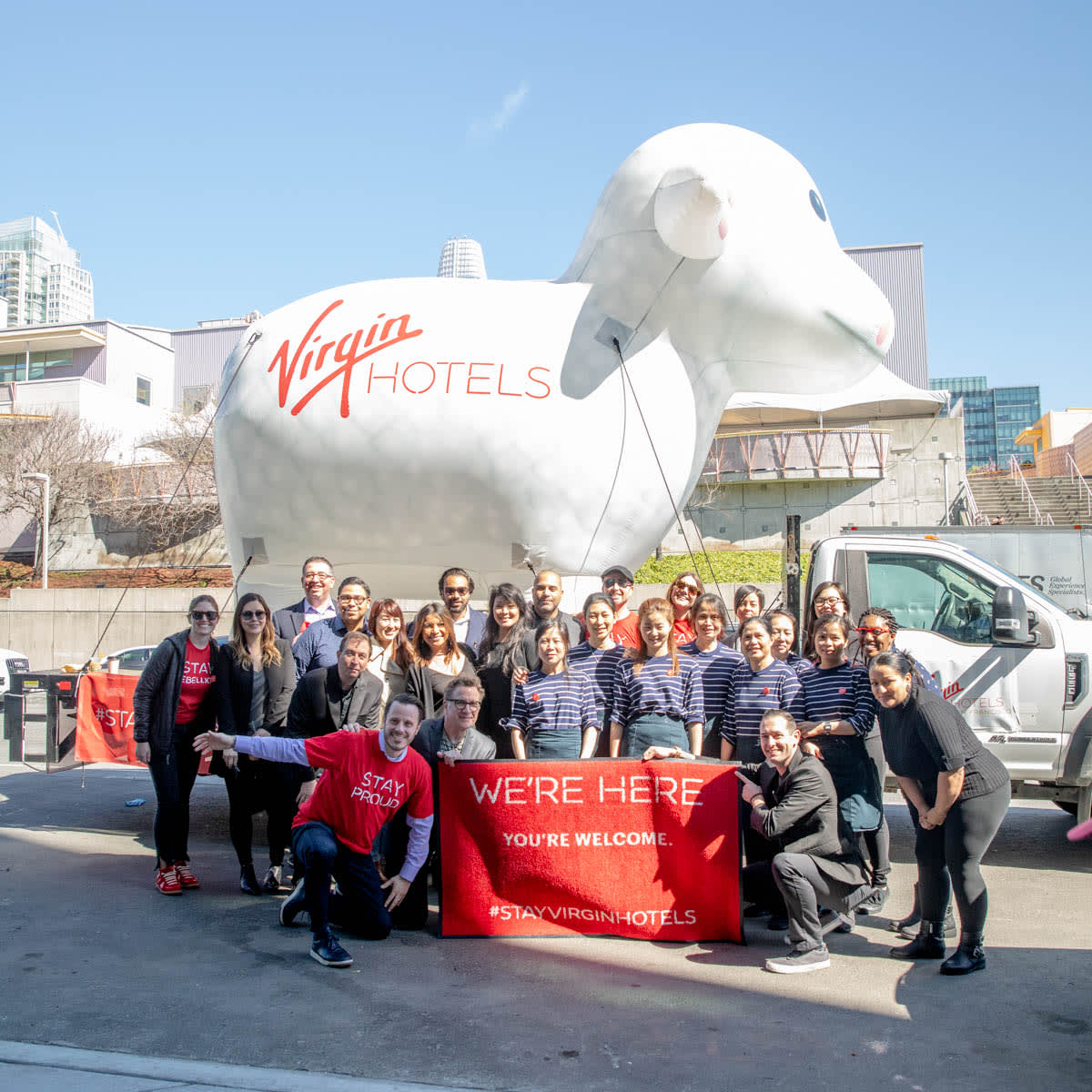 Image from Virgin Hotels Snoozy on the streets of San Francisco
