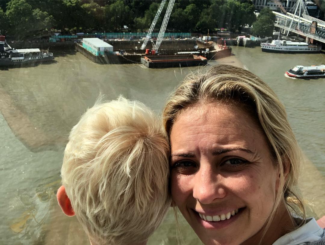 Holly Branson and Artie - day out July 2019 Holly Branson and Artie day out