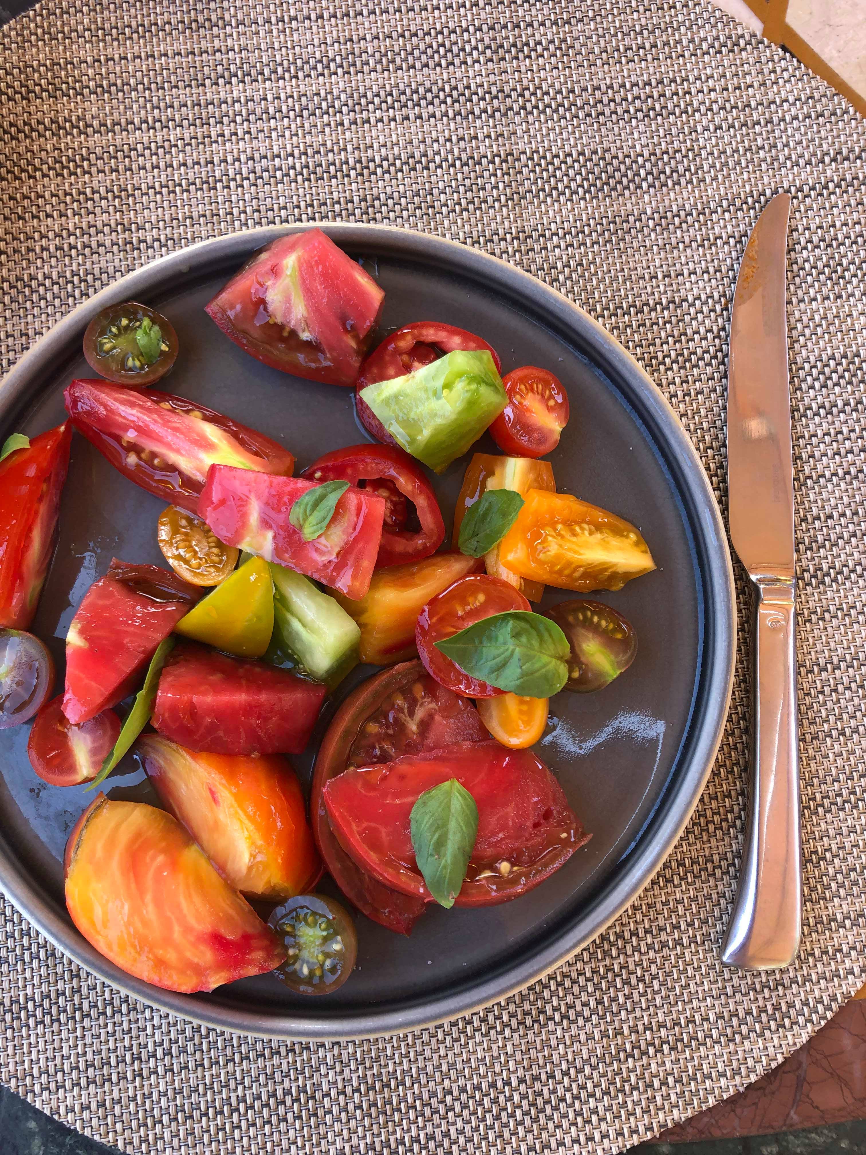 Tomatoes at Kasbah Tamadot 2019 Tomatoes at Kasbah Tamadot 2019