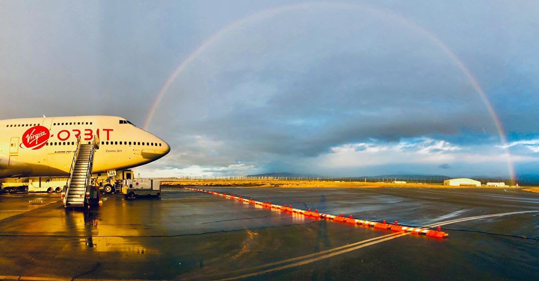Virgin Orbit - rainbow Virgin Orbit - rainbow