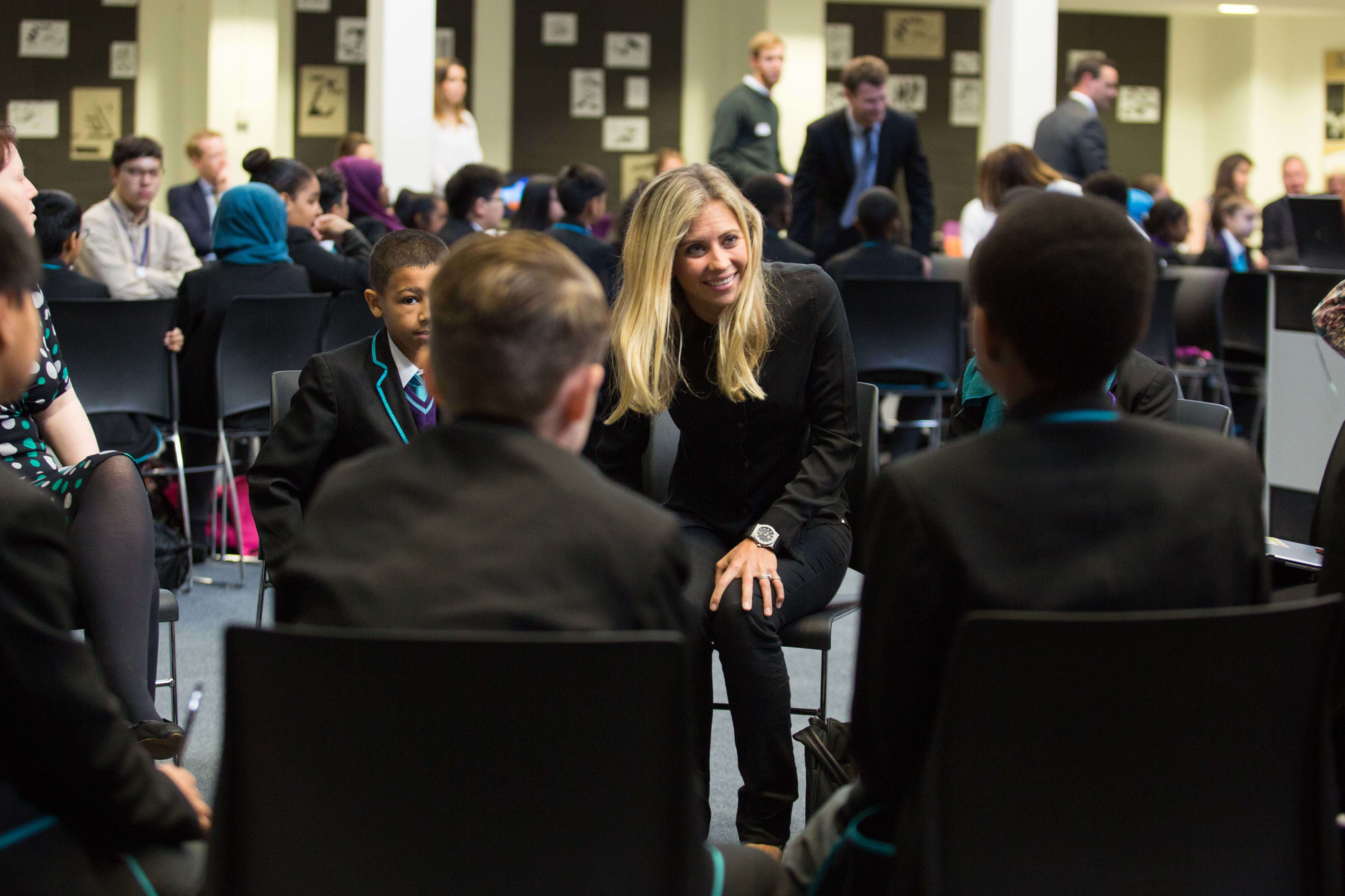 Holly Branson, Big Change, school visit 2016, Adam Slama