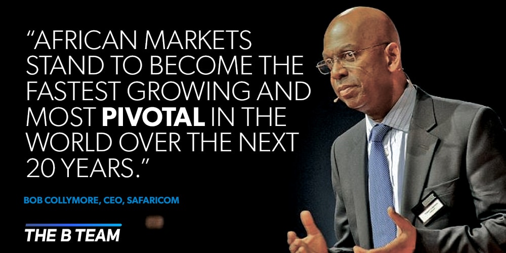 Virgin Unite, The B Team, Bob Collymore