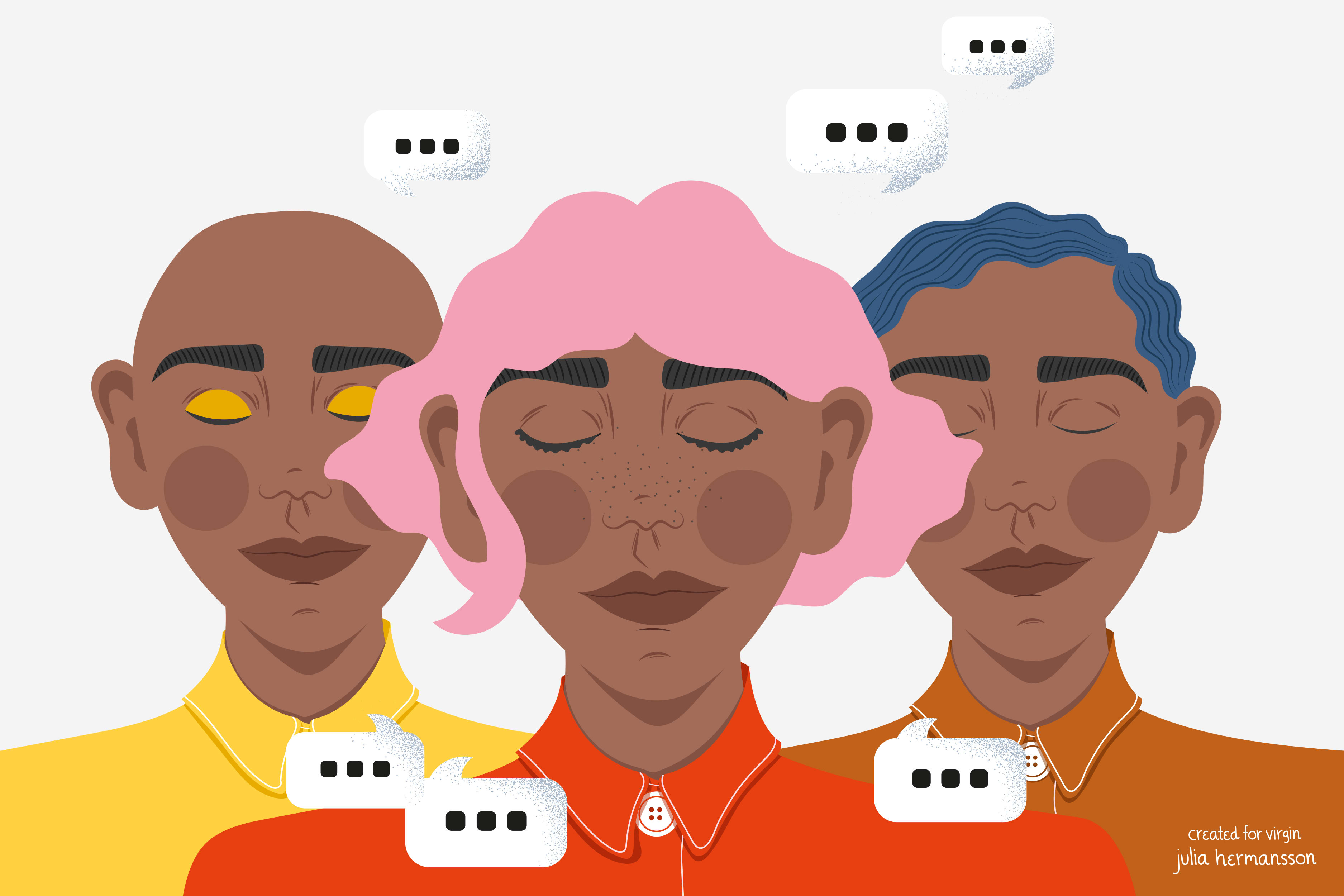Illustration by Julia Hermansson for Virgin.com ""