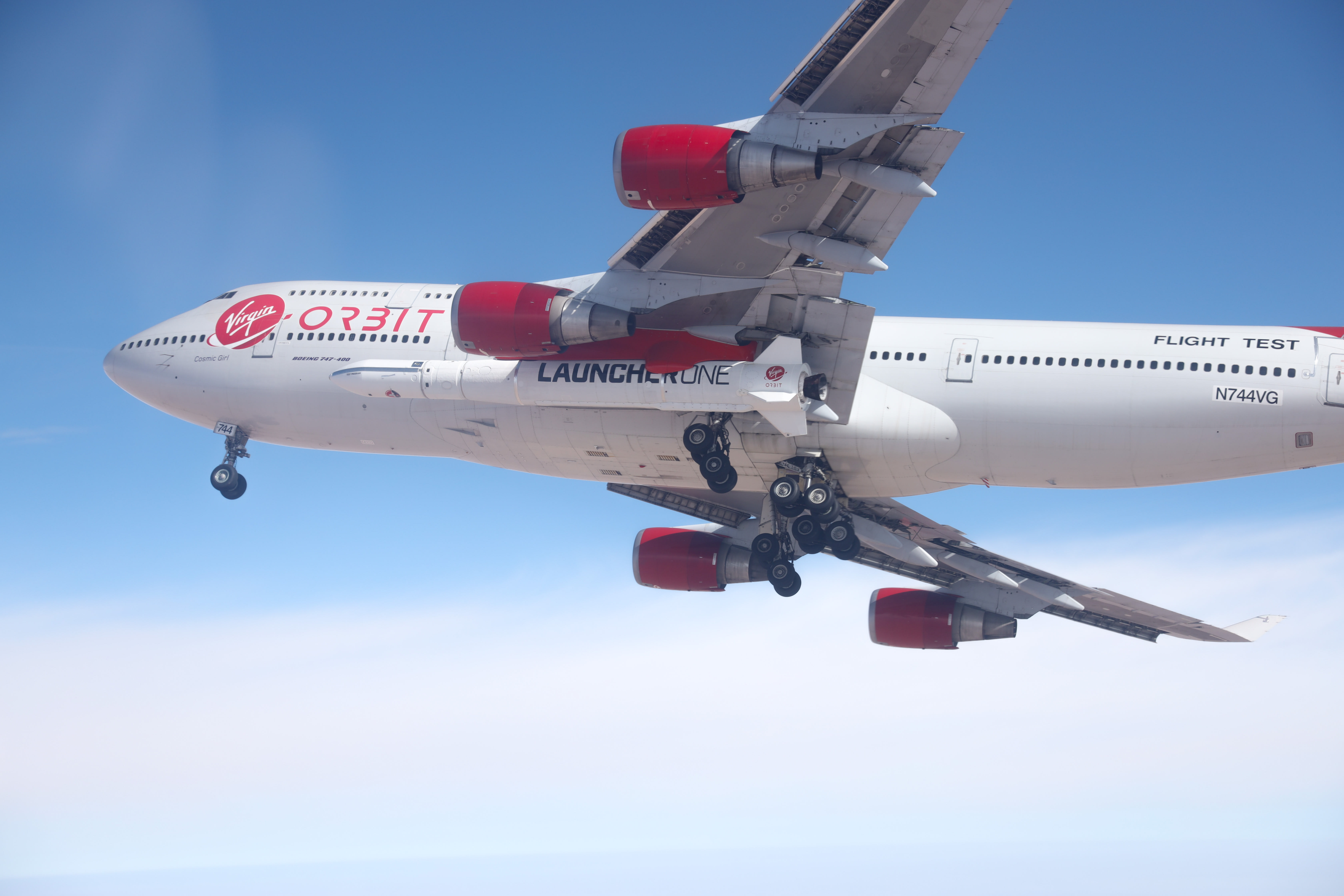 Virgin Orbit's Cosmic Girl takes flight Virgin Orbit's Cosmic Girl takes flight