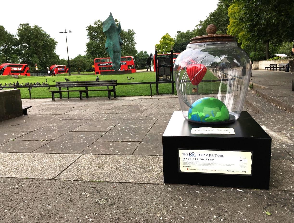 Richard Branson BFG Jar at Marble Arch Richard Branson BFG Jar at Marble Arch