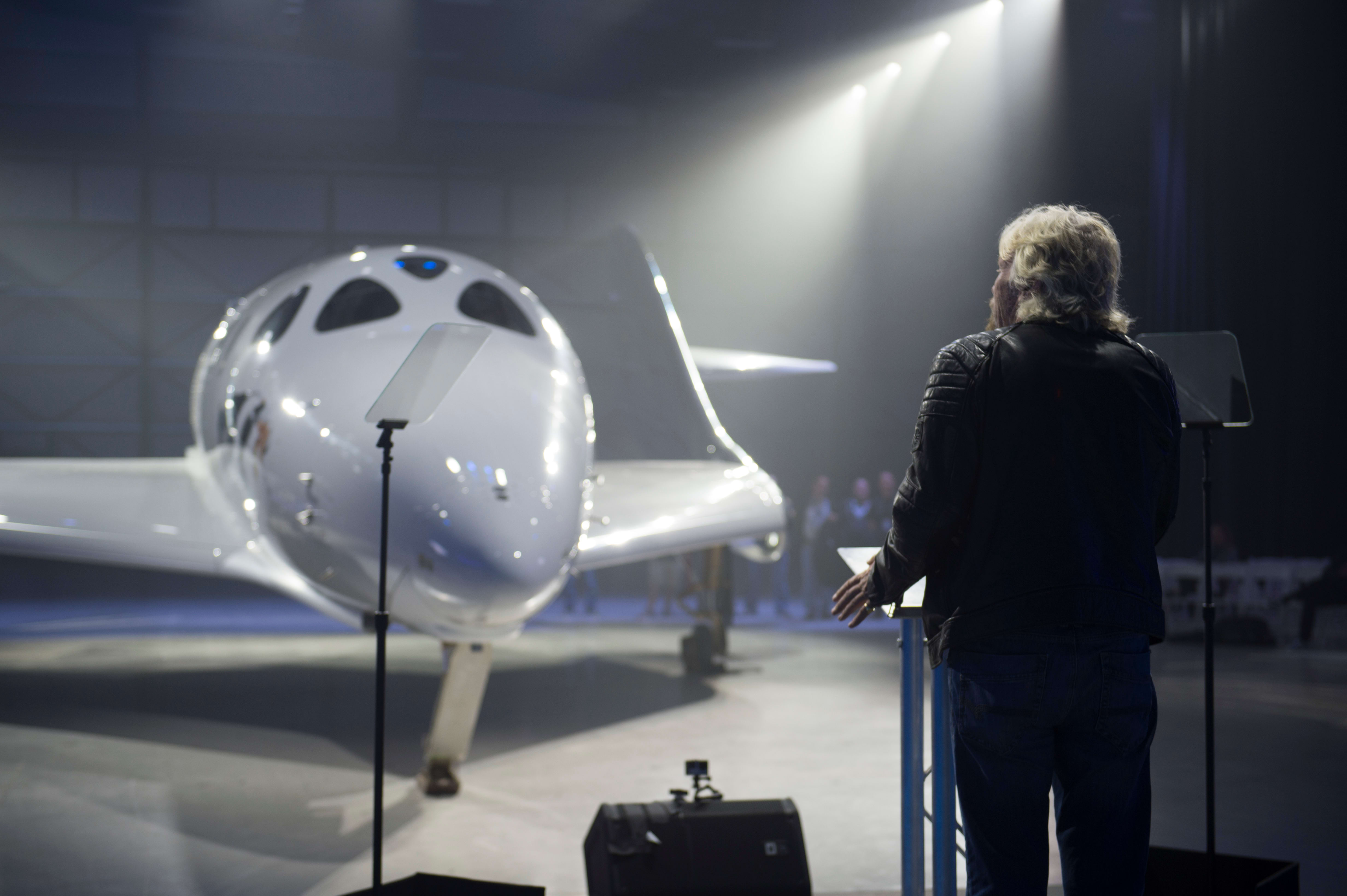 Richard Branson and Virgin Galactic VSS Unity Richard Branson and Virgin Galactic VSS Unity