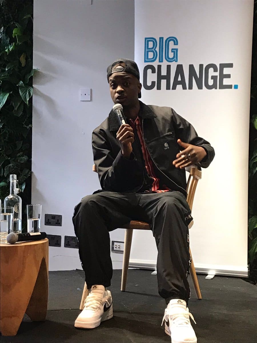 George the Poet speaking with Big Change George the Poet speaking with Big Change
