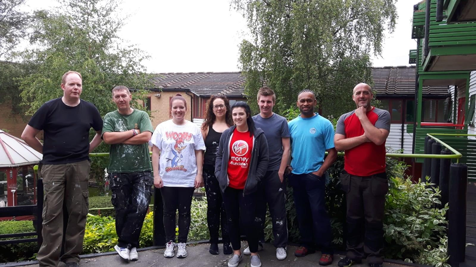 Vets@Virgin team volunteer with Launchpad Vets@Virgin team volunteer with Launchpad