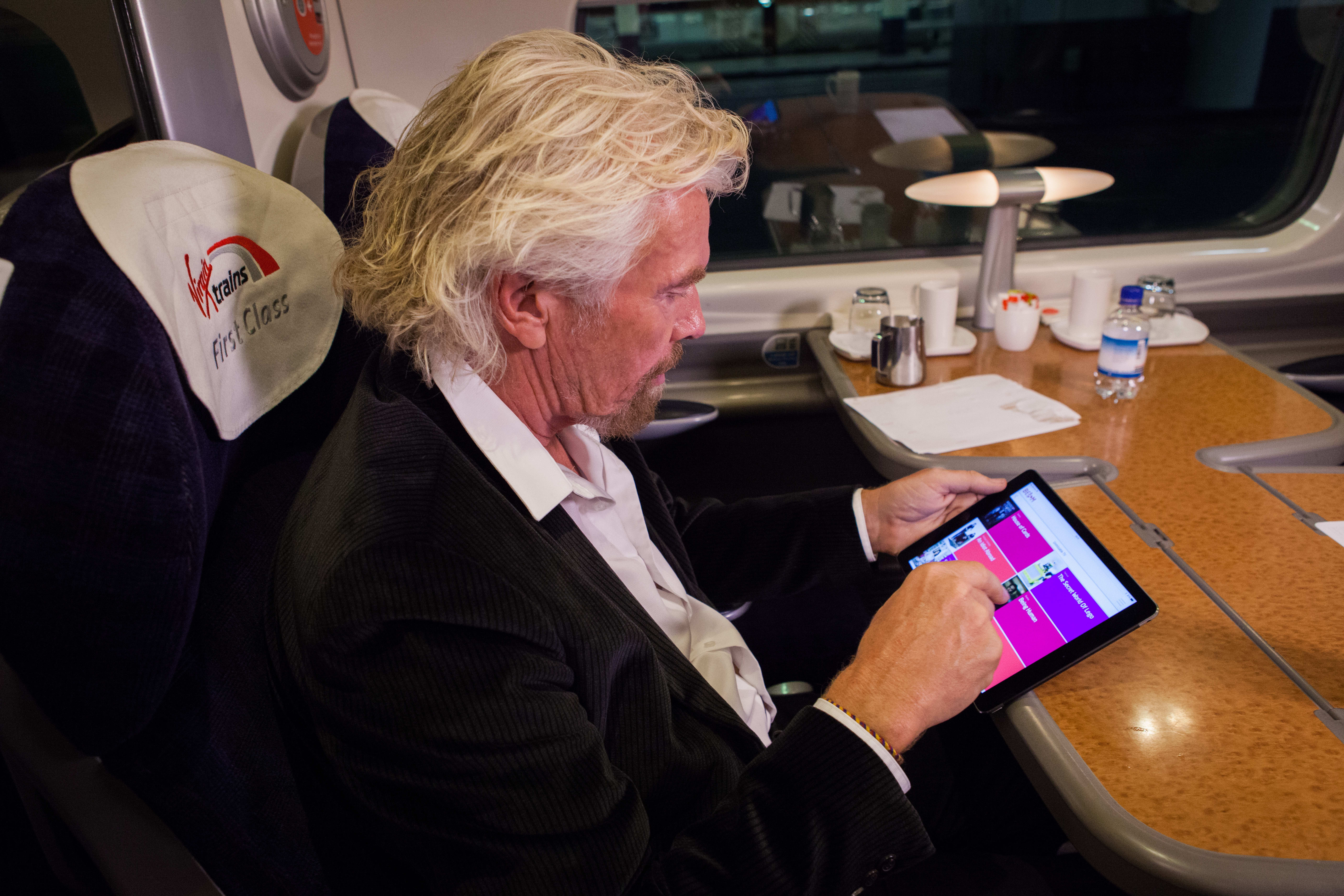 Richard Branson on Virgin Trains using BEAM Richard Branson on Virgin Trains using BEAM