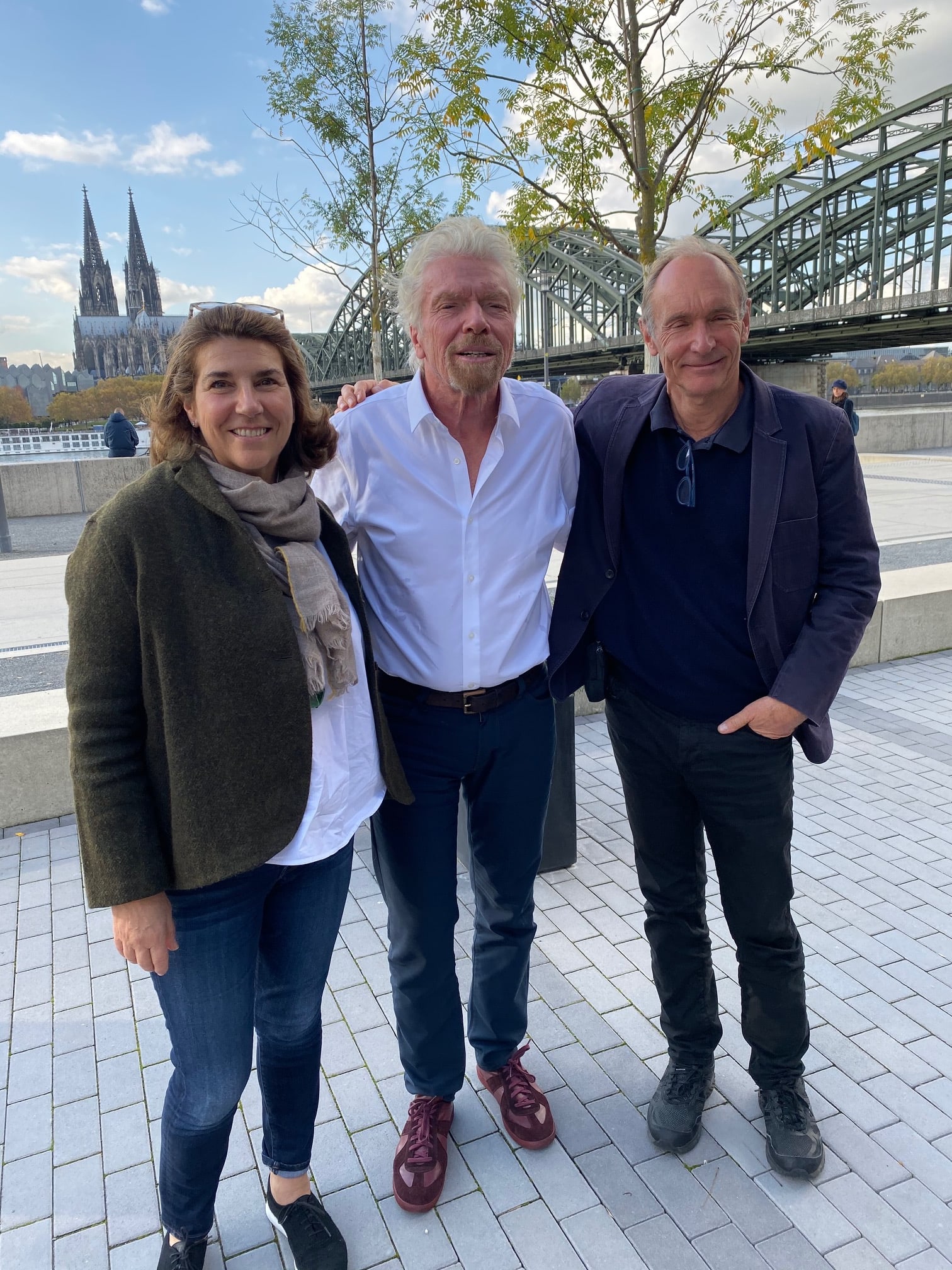 Richard Branson, Tim Berners-Lee and his wife Rosemary Richard Branson, Tim Berners-Lee and his wife Rosemary