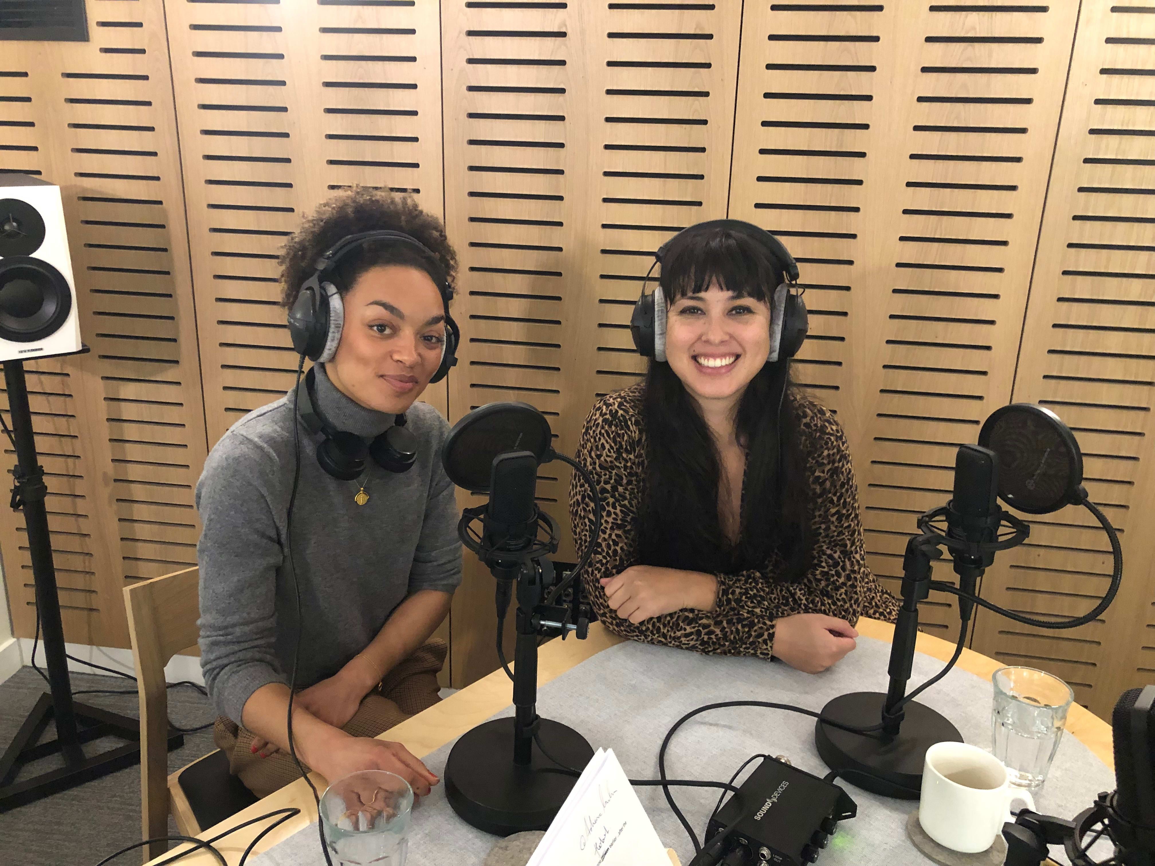 Melissa Hemsley in the studio with Adrienne LDN Melissa Hemsley in the studio with Adrienne LDN