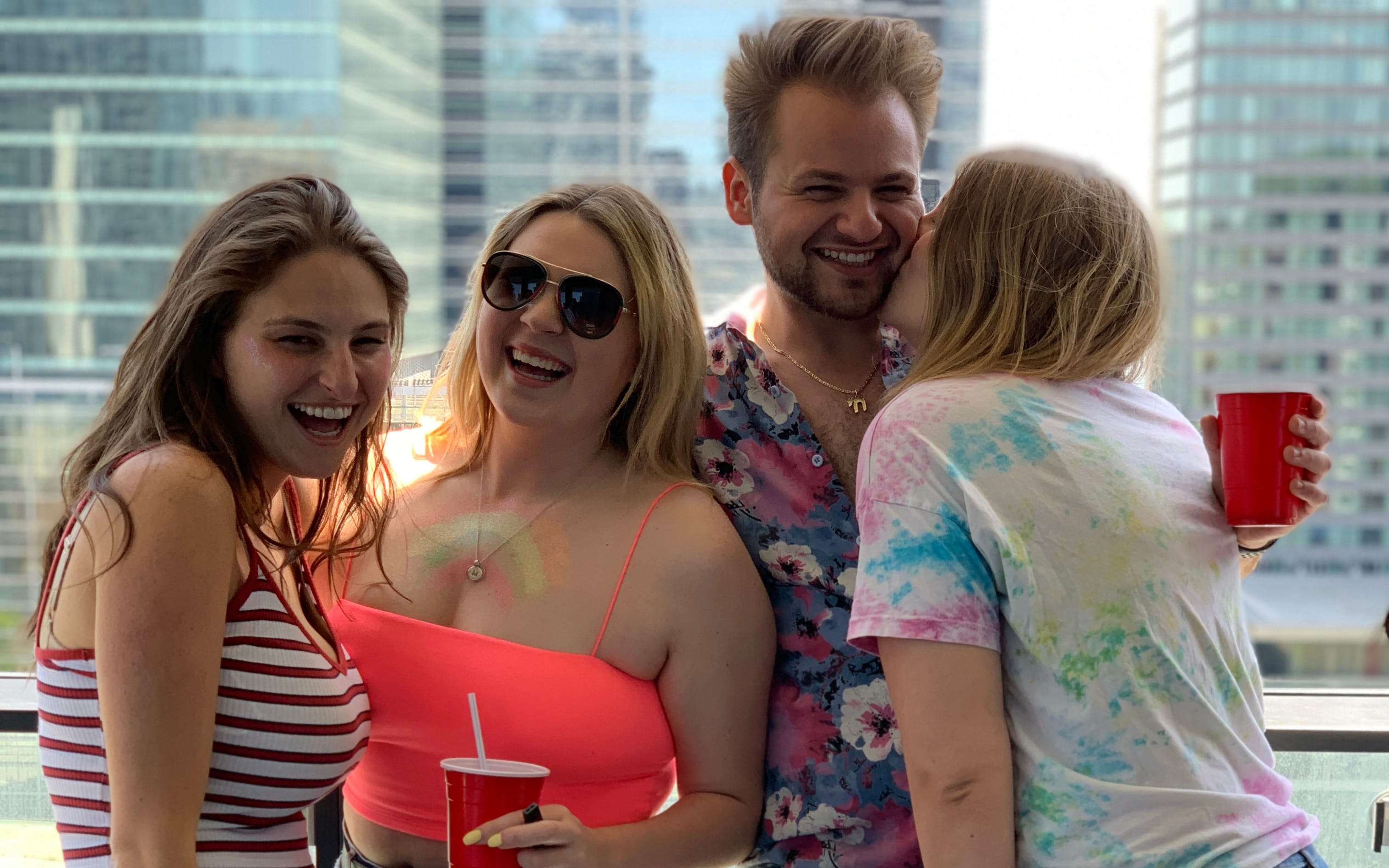 Noah Springer celebrating Pride with friends in previous years Noah Springer celebrating Pride with friends in previous years
