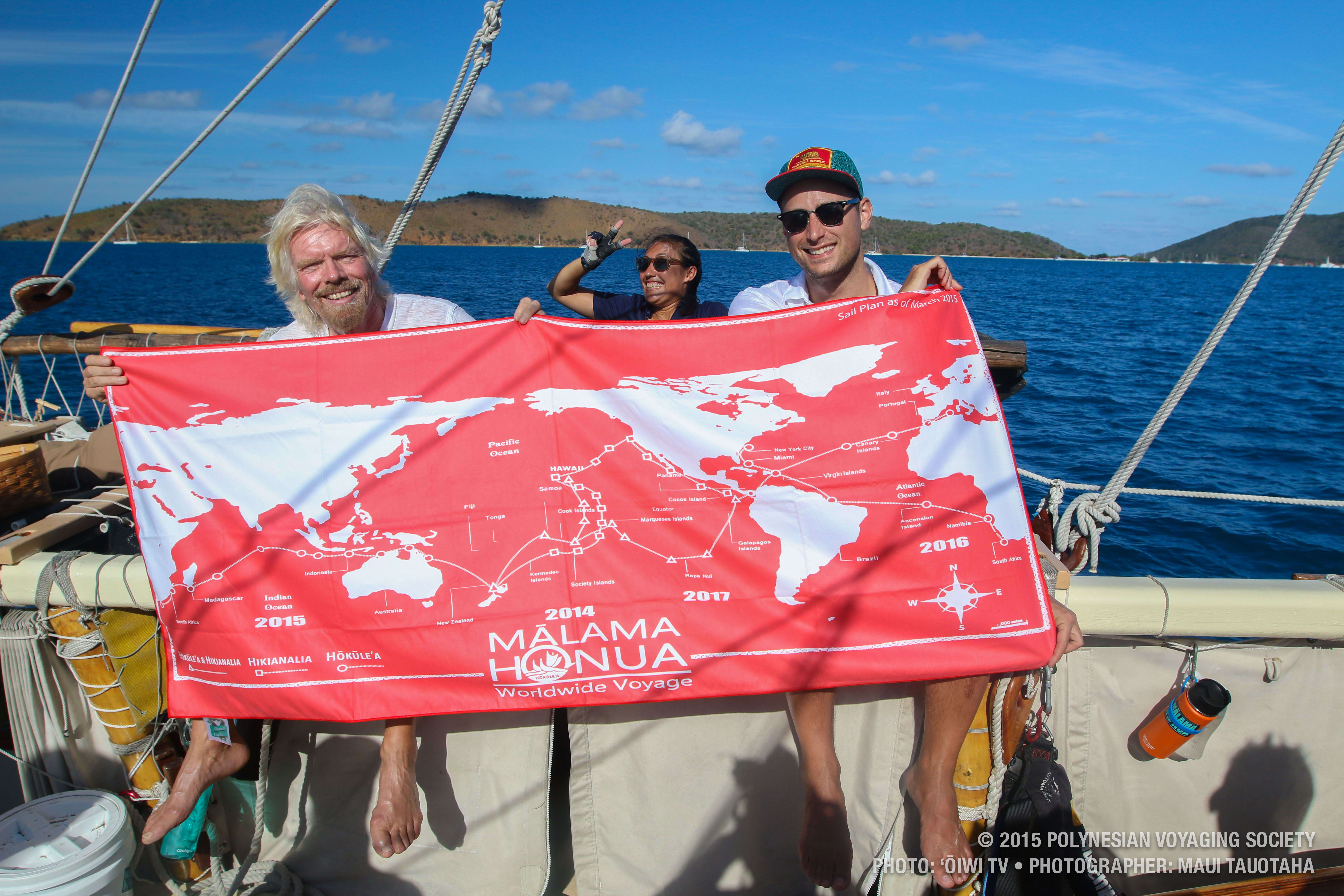 Richard Branson, ocean conservation, Hokulea Richard Branson, ocean conservation, Hokulea