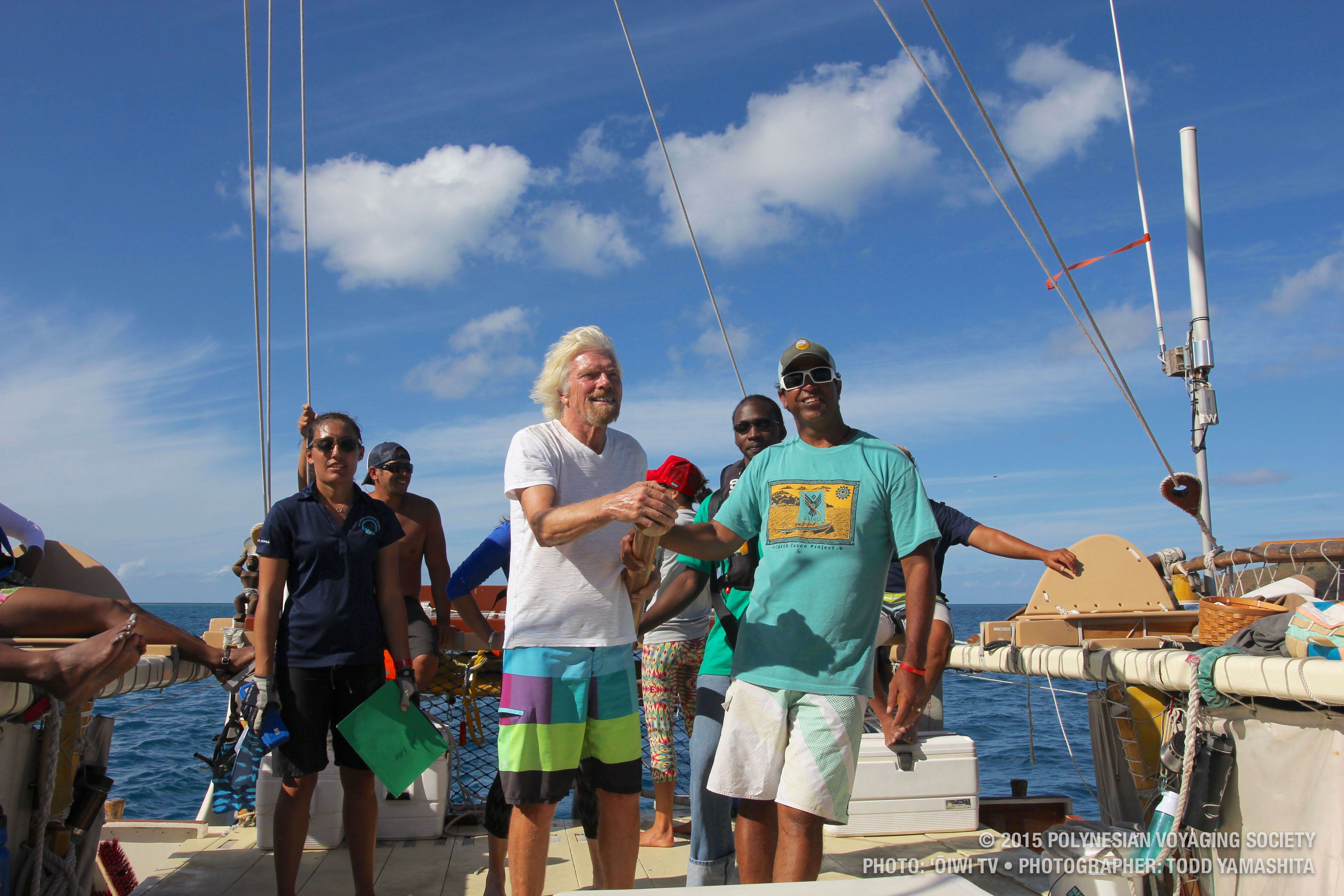 Richard Branson, ocean conservation, Hokulea Richard Branson, ocean conservation, Hokulea