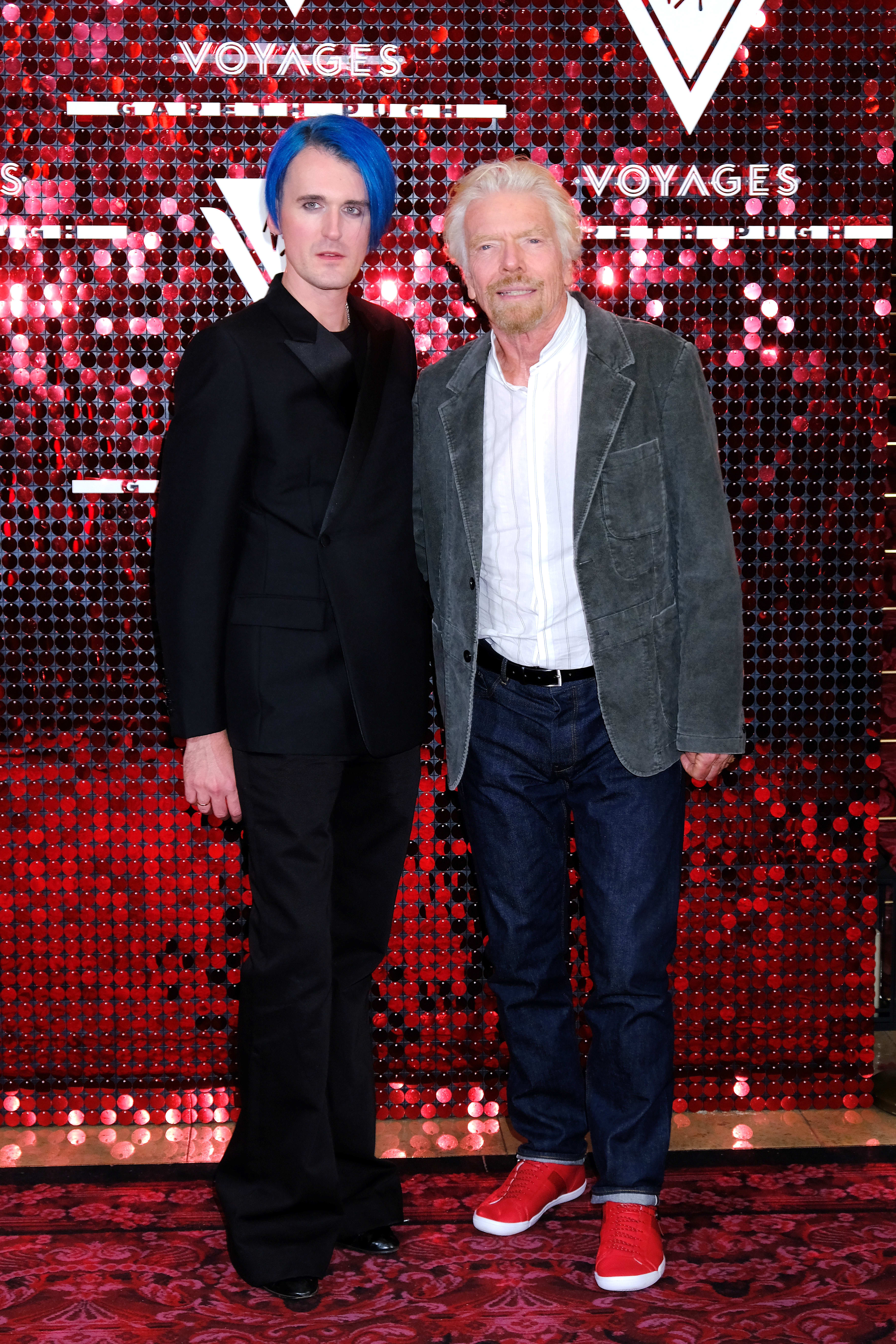 Richard Branson and Gareth Pugh Richard Branson and Gareth Pugh