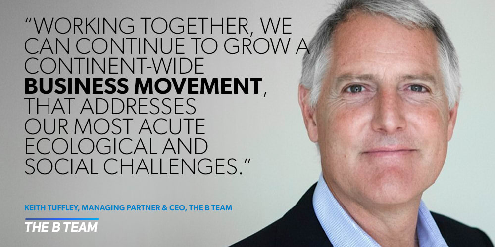 Virgin Unite, The B Team, Keith Tuffley