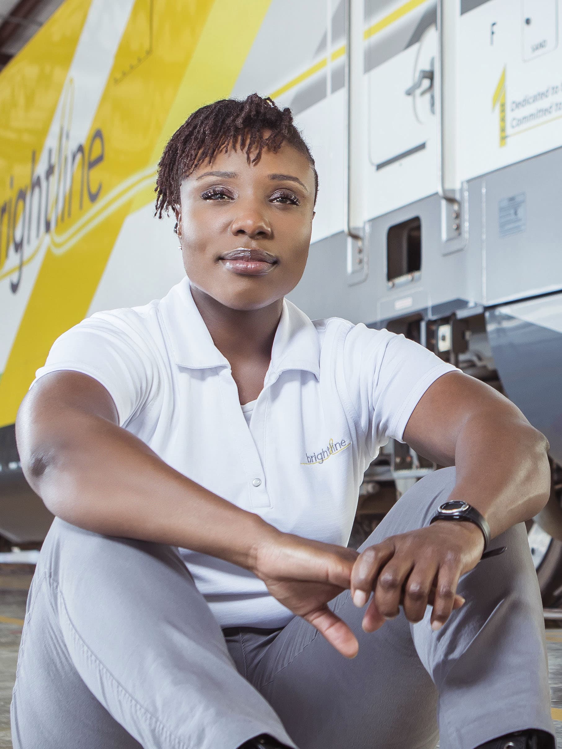 Kim Cameron, locomotive engineer at Virgin Trains USA Kim Cameron, locomotive engineer at Virgin Trains USA