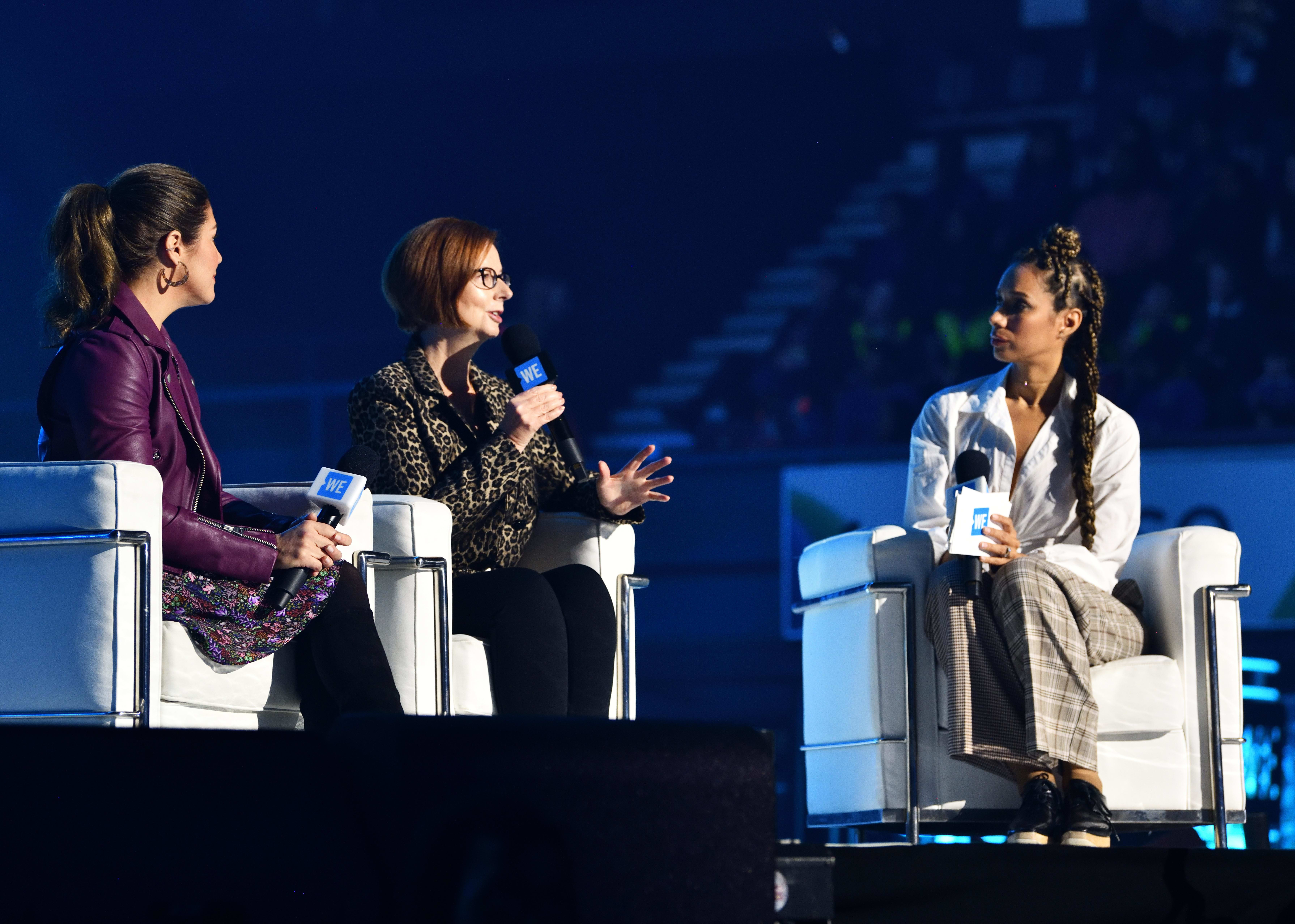 Leona Lewis, Sophie Trudeau, Julia Gillard - WE Day 2020 Leona Lewis, Sophie Trudeau, Julia Gillard - WE Day 2020