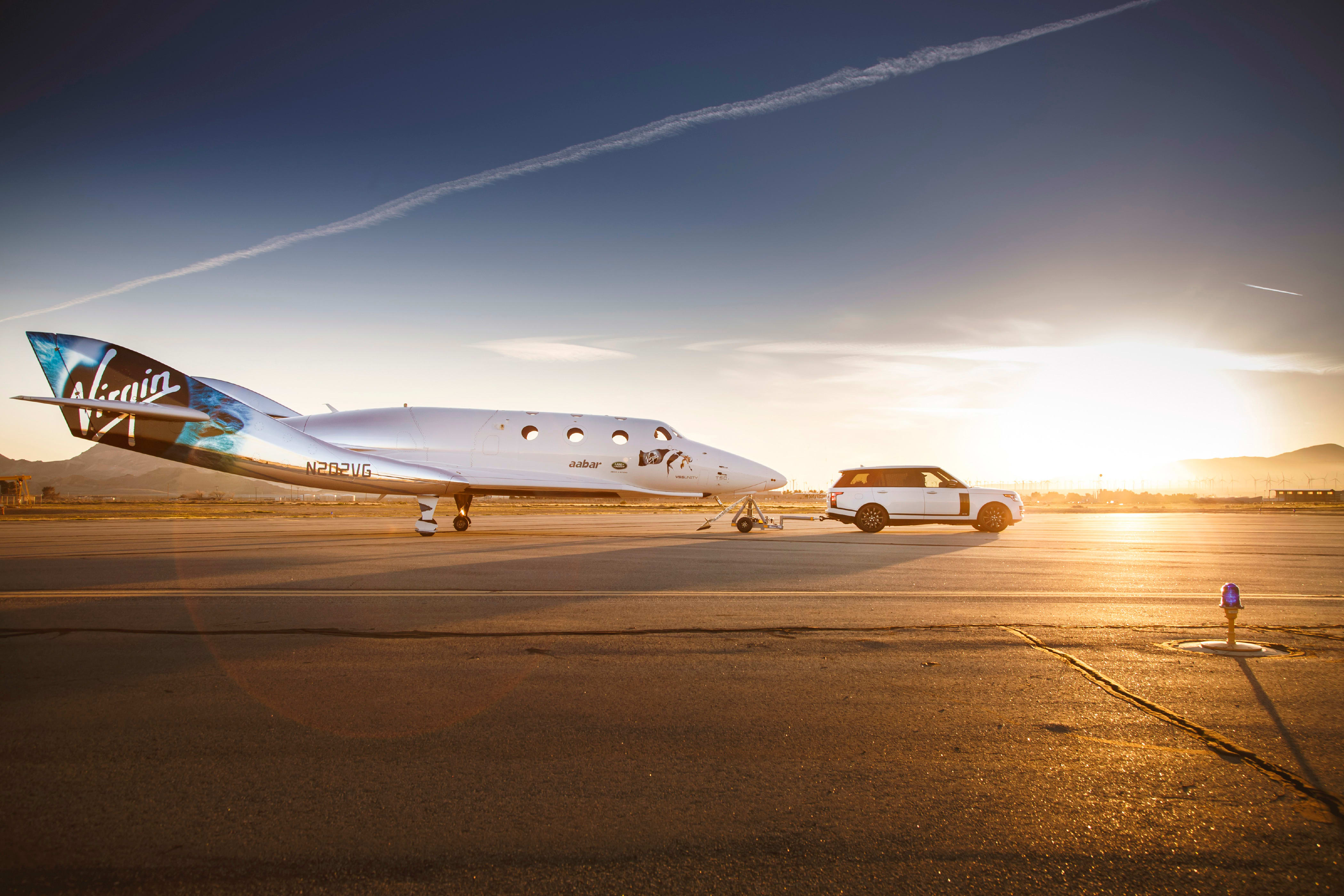 Land Rover has provided a fleet of vehicles to support Virgin Galactic's ground operations Land Rover has provided a fleet of vehicles to support Virgin Galactic's ground operations