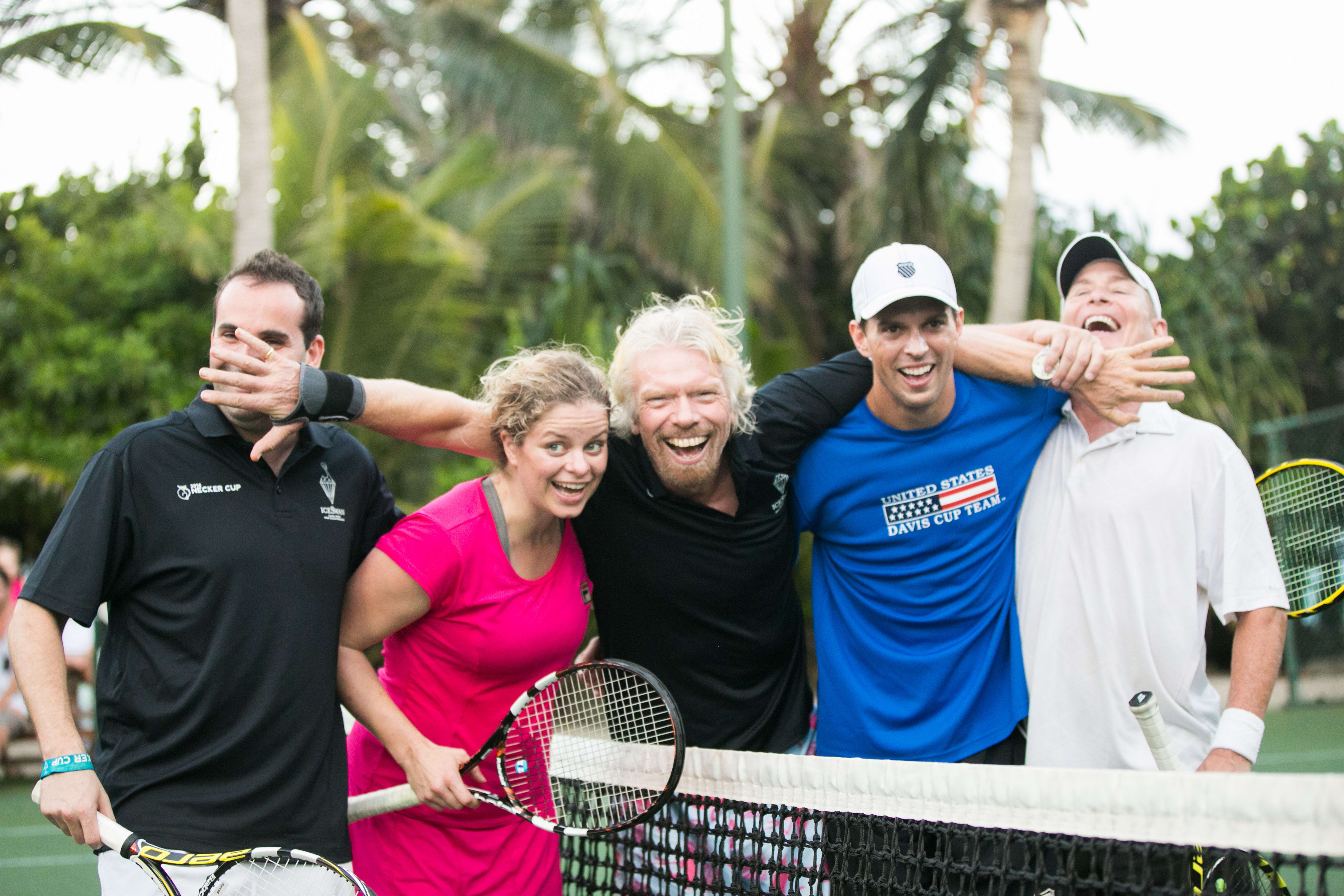Richard Branson tennis Necker Cup Richard Branson tennis Necker Cup