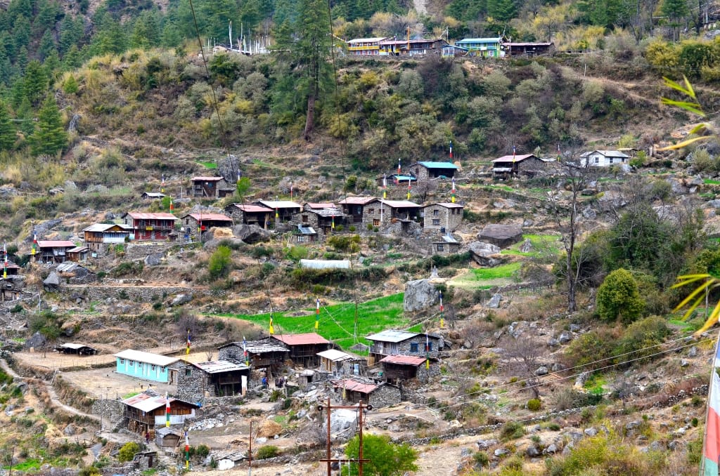 Bridim, Nepal before the earthquake