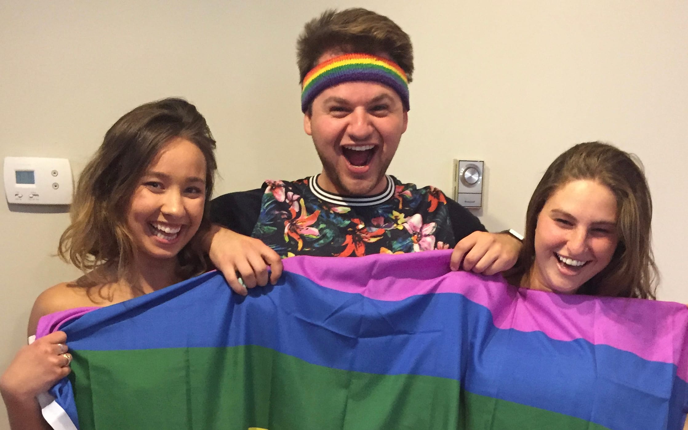 Noah Springer celebrating Pride with friends in previous years Noah Springer celebrating Pride with friends in previous years