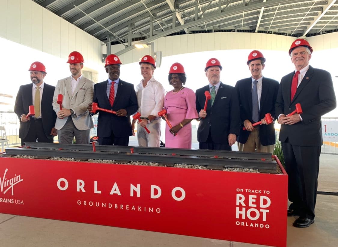 Virgin Trains USA - breaking ground in Orlando Virgin Trains USA - breaking ground in Orlando