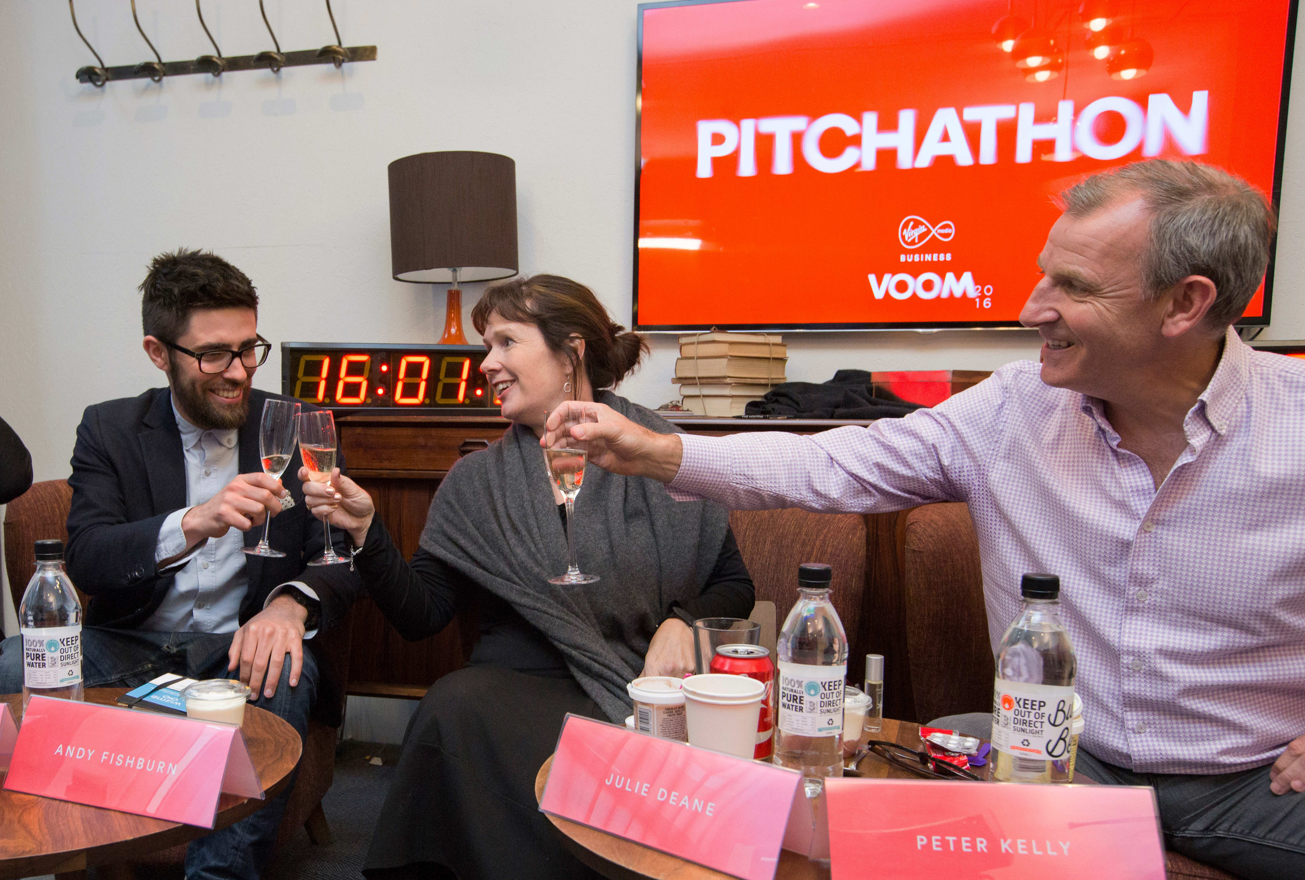 Virgin Media Business VOOM Pitchathon judges Virgin Media Business VOOM Pitchathon judges
