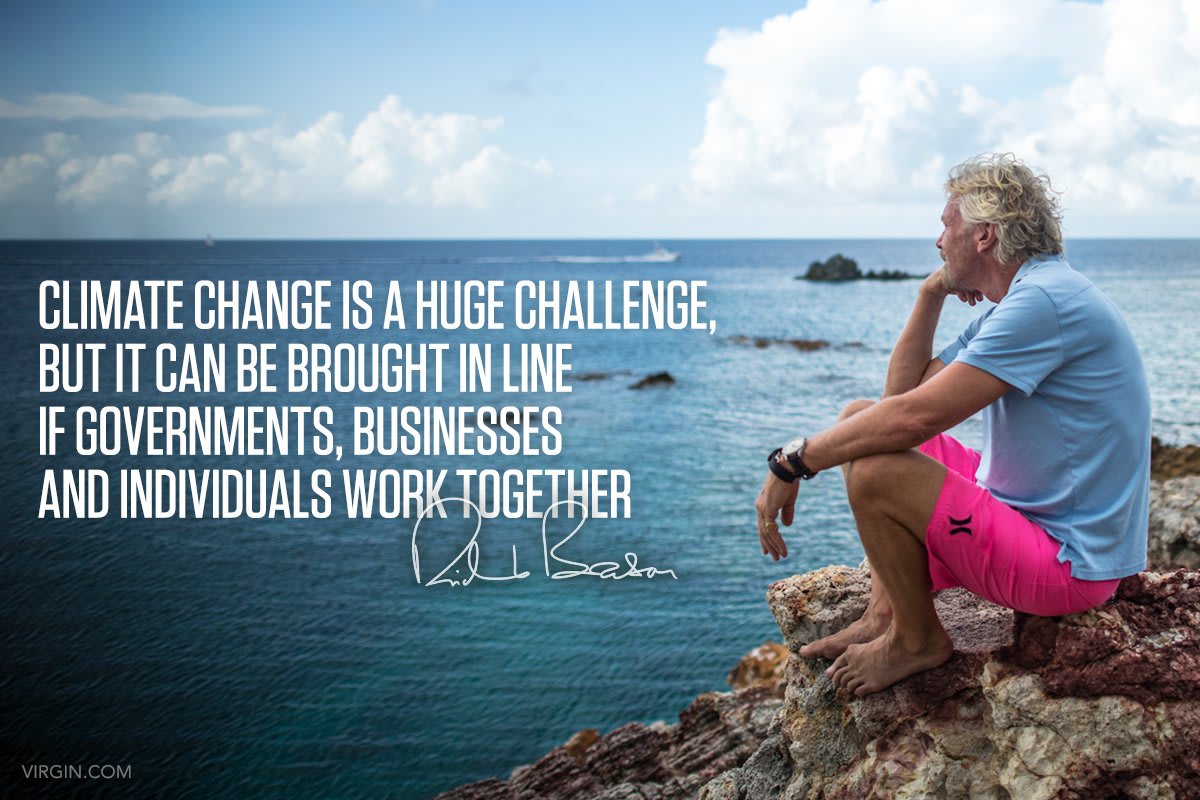 Richard Branson on climate change Richard Branson on climate change
