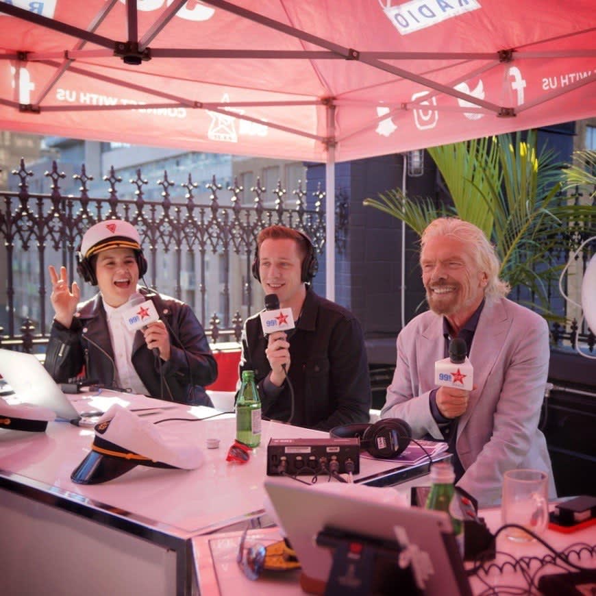 Richard Branson on Virgin Radio Toronto Richard Branson on Virgin Radio Toronto