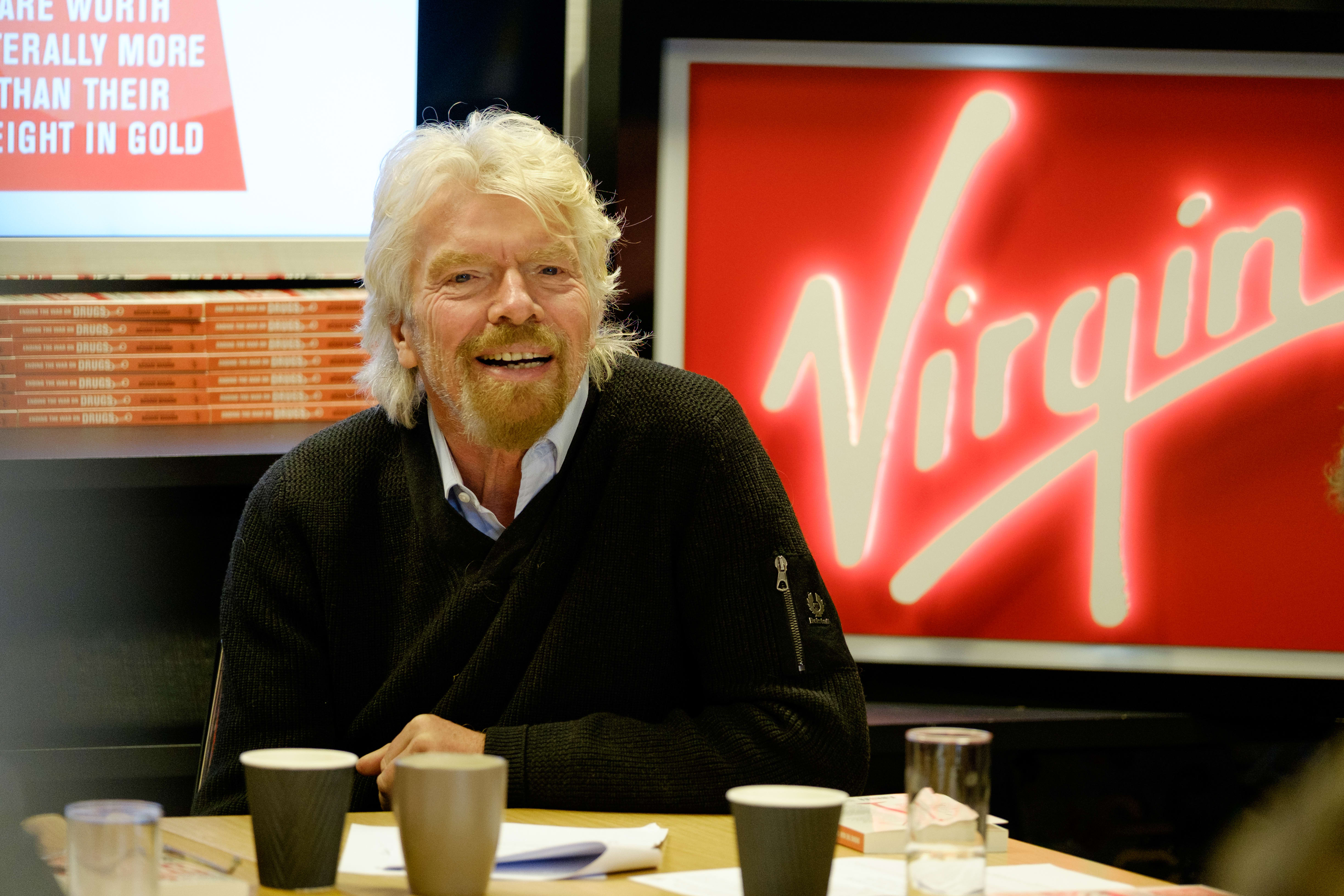 Richard Branson Virgin Headshot Richard Branson Virgin Headshot