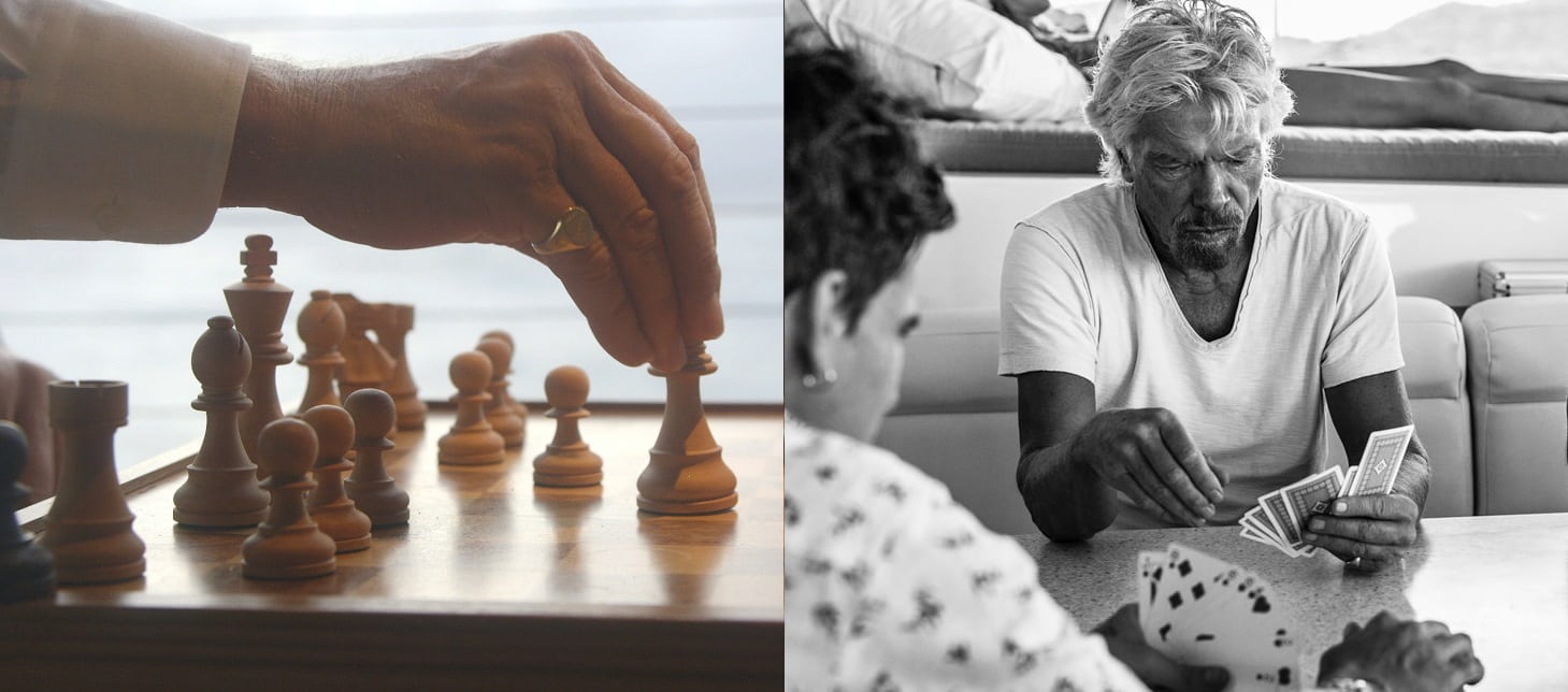 richard branson chess and cards collage richard branson chess and cards collage