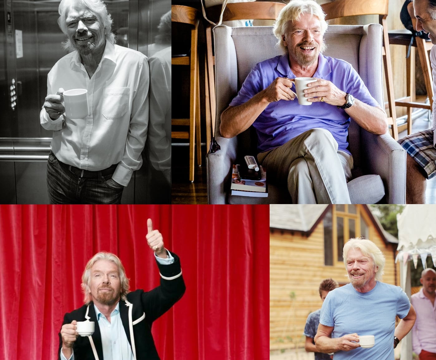 richard branson tea collage richard branson tea collage