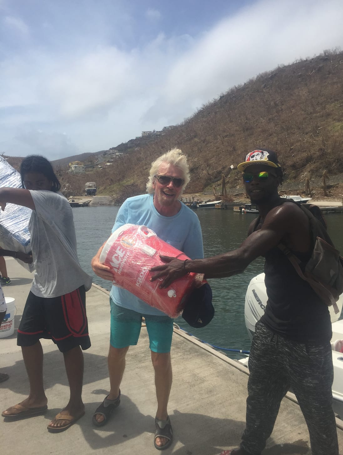 Richard Branson Hurricane Irma recovery Richard Branson Hurricane Irma recovery