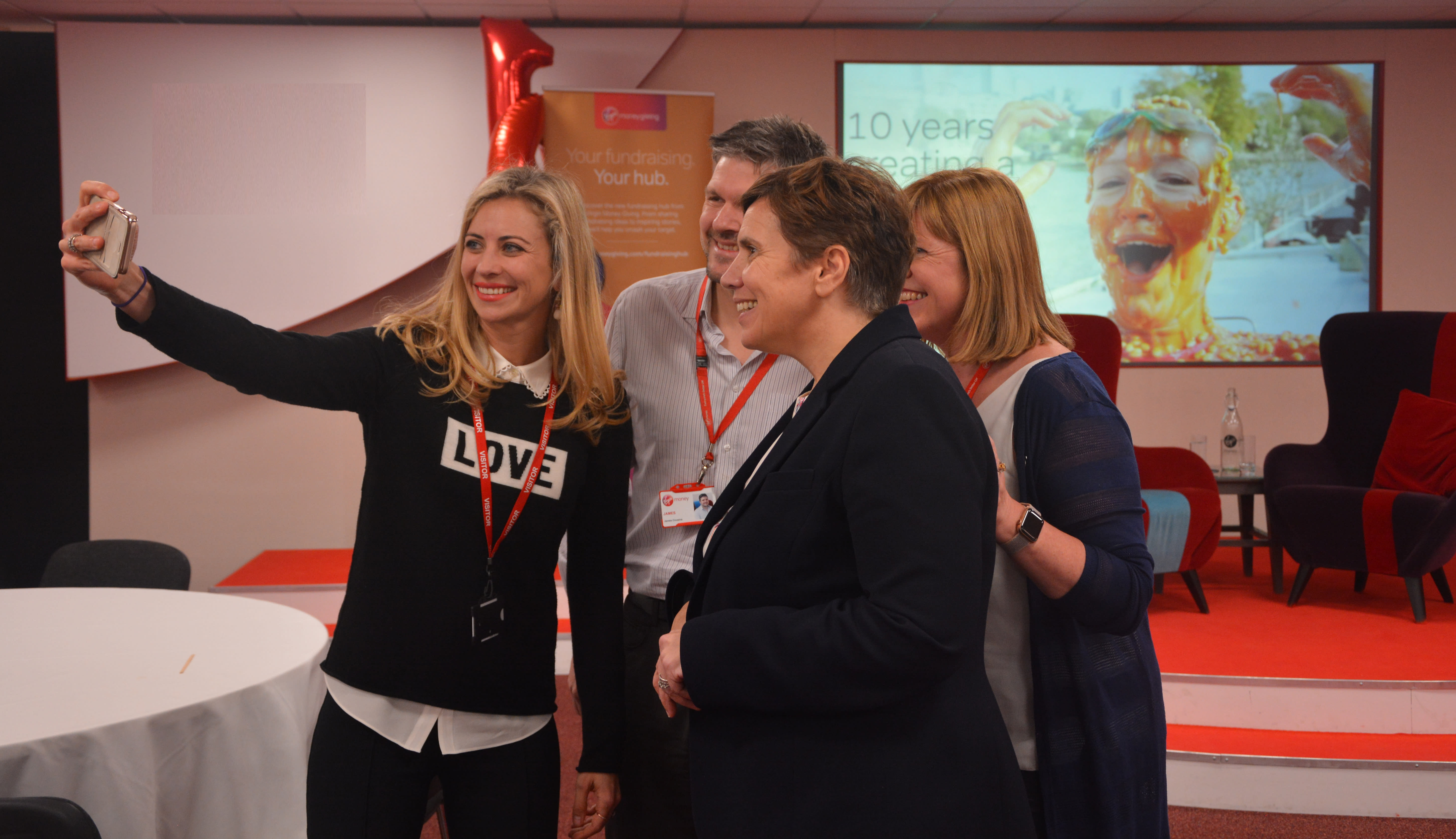 Holly Branson and Virgin Money Giving team - 2019 Holly Branson and Virgin Money Giving team - 2019