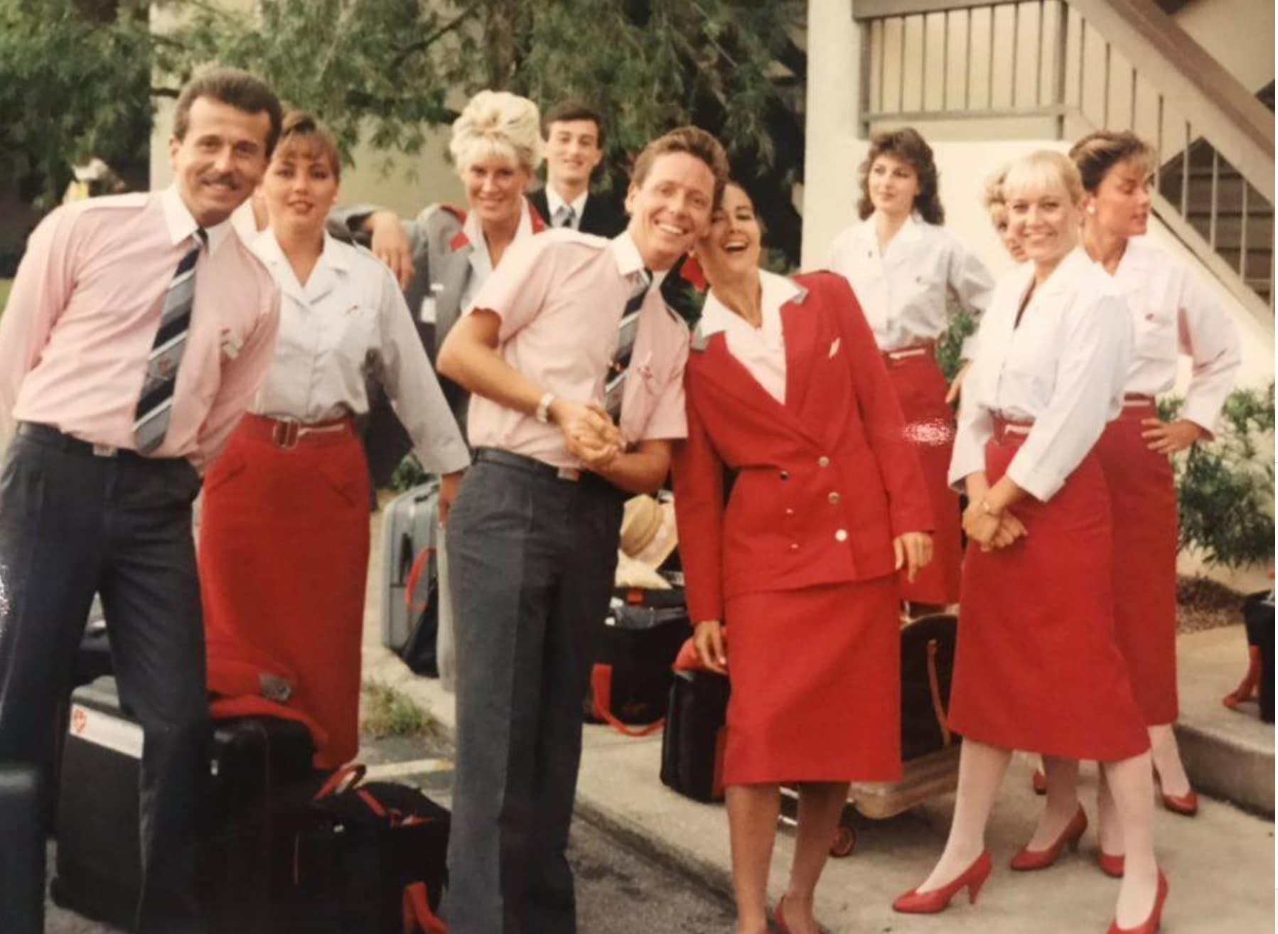 Image of Virgin Atlantic cabin crew Image of Virgin Atlantic cabin crew