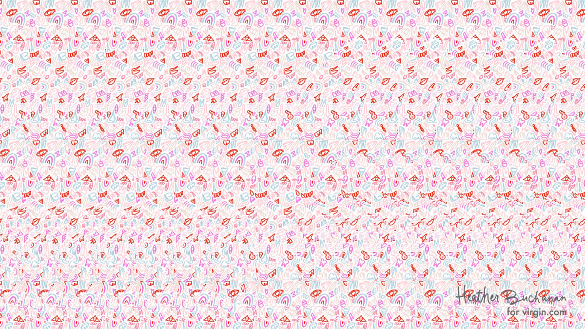 Smell stereogram by Heather Buchanan for Virgin.com Smell stereogram by Heather Buchanan for Virgin.com