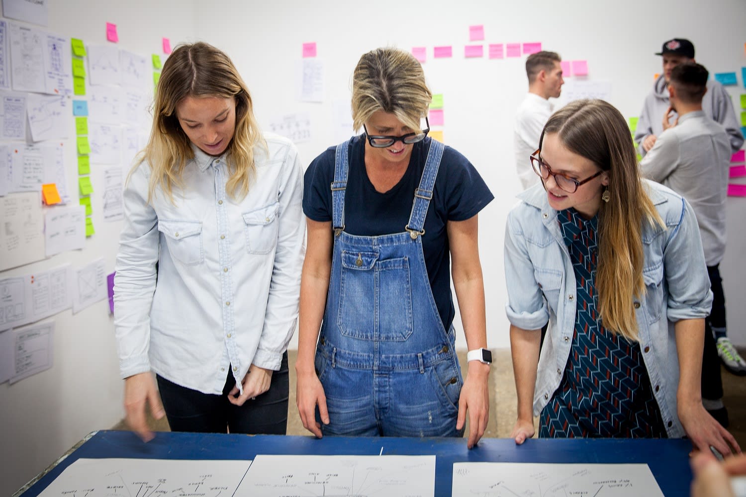 Pip Jamieson with colleagues from The Dots Pip Jamieson with colleagues from The Dots