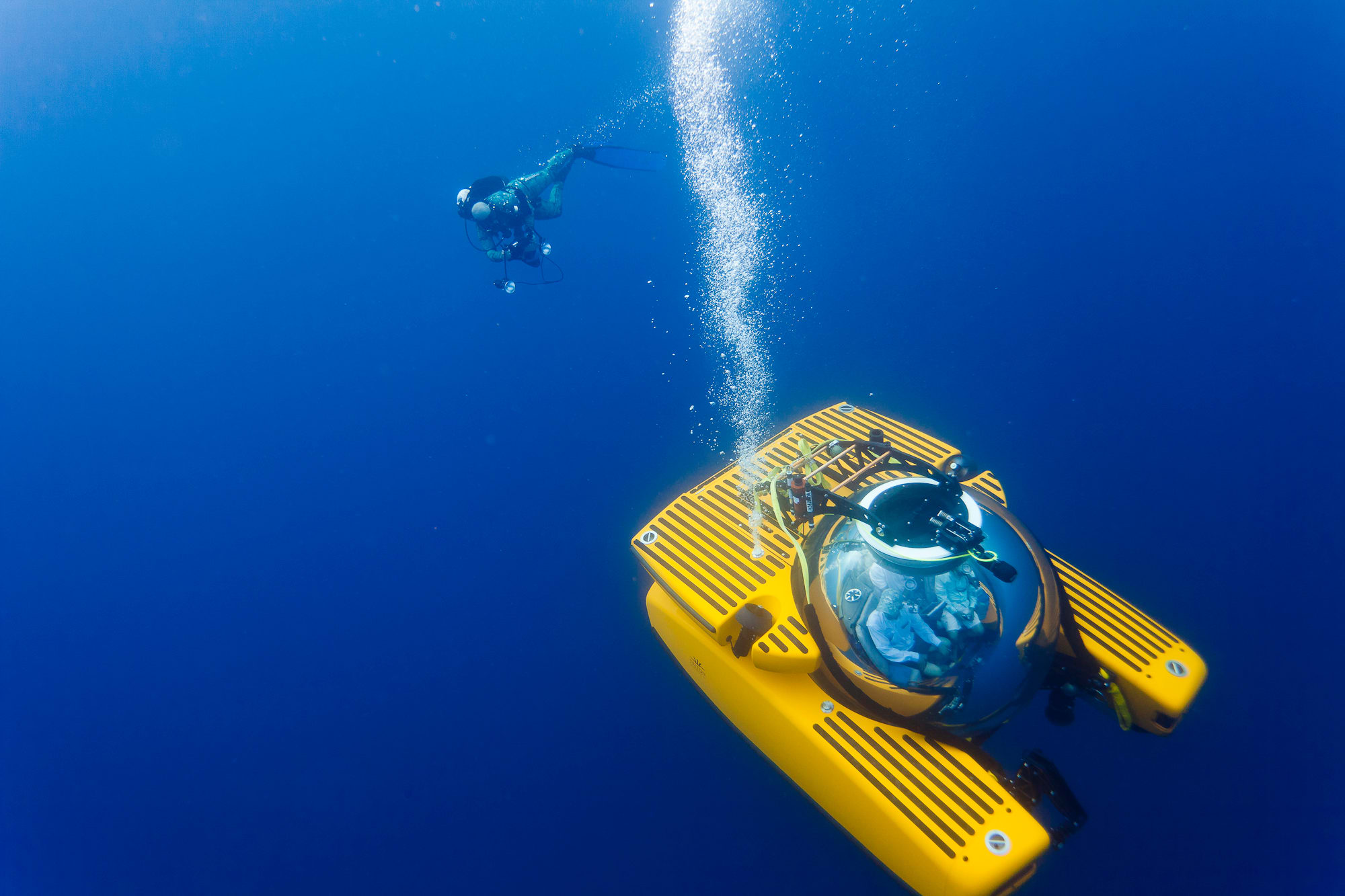 Virgin Unite, Ocean Unite, Nekton, Aerial Sub Dive