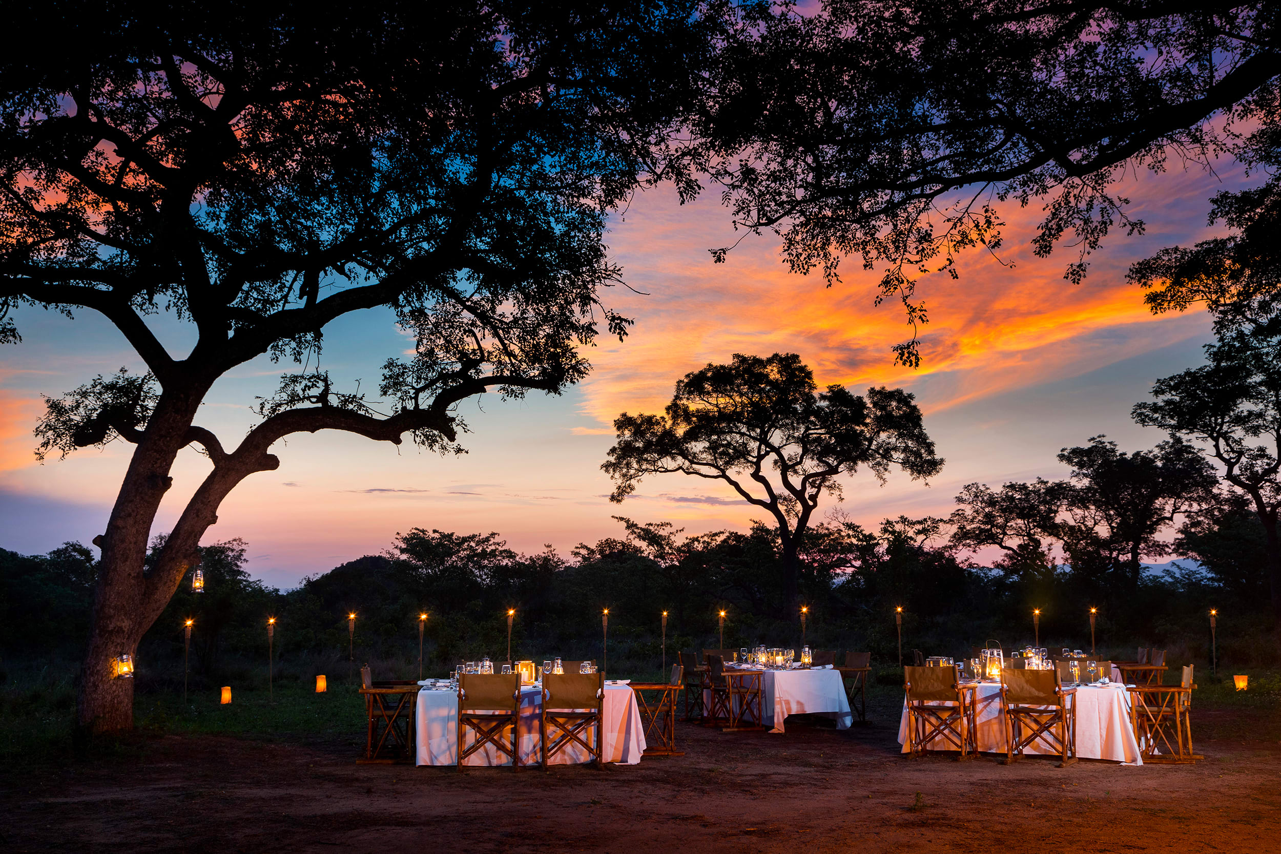 Bush dinner at Ulusaba Bush dinner at Ulusaba