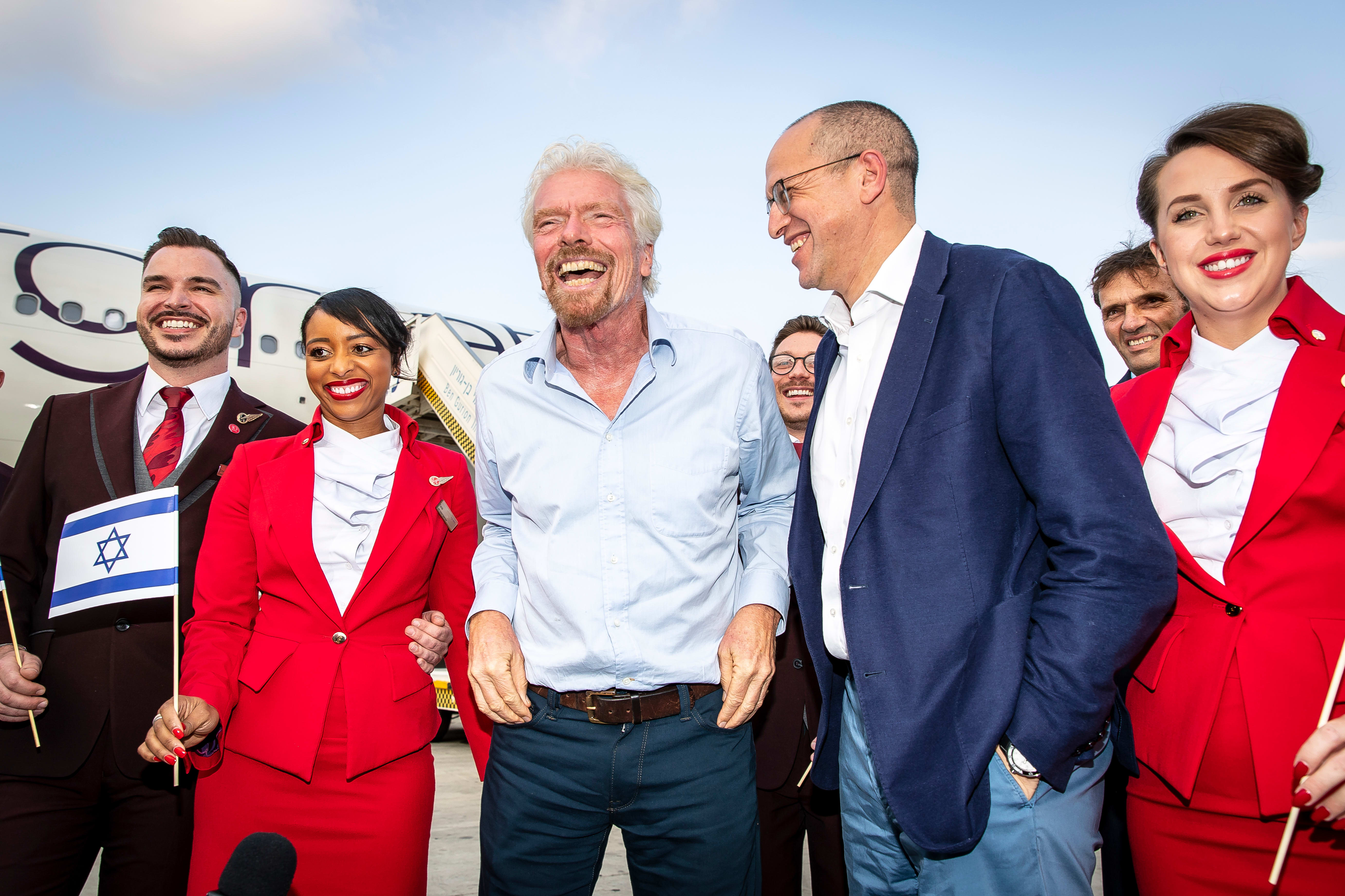 Richard Branson and Shai Weiss Richard Branson and Shai Weiss