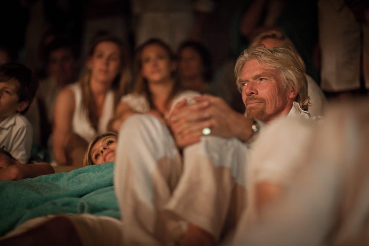 Richard Branson at Holly's wedding Richard Branson at Holly's wedding