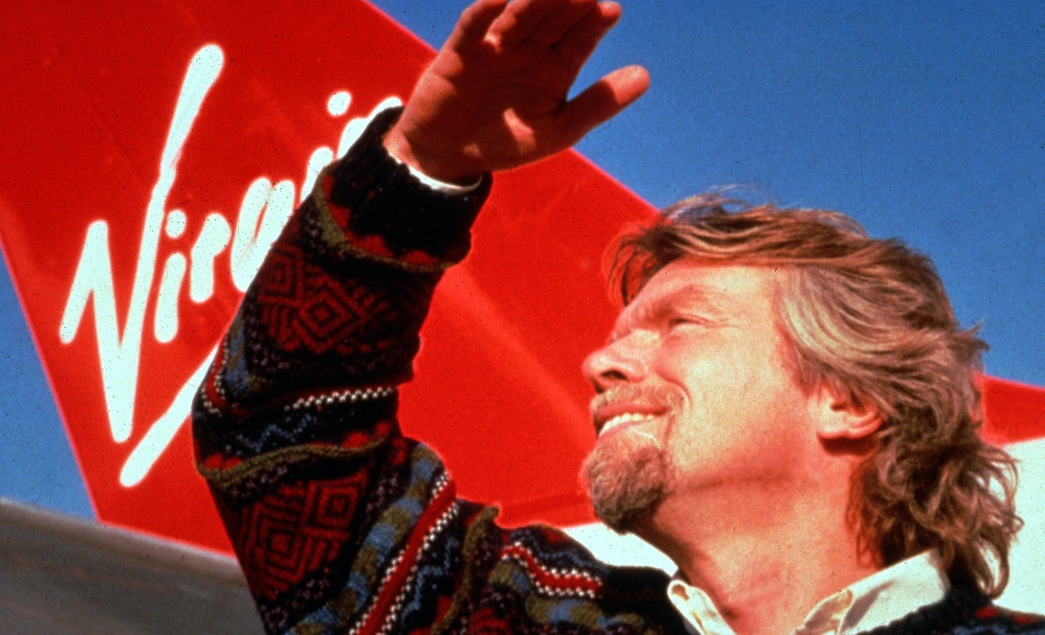richard branson virgin atlantic plane tail richard branson virgin atlantic plane tail