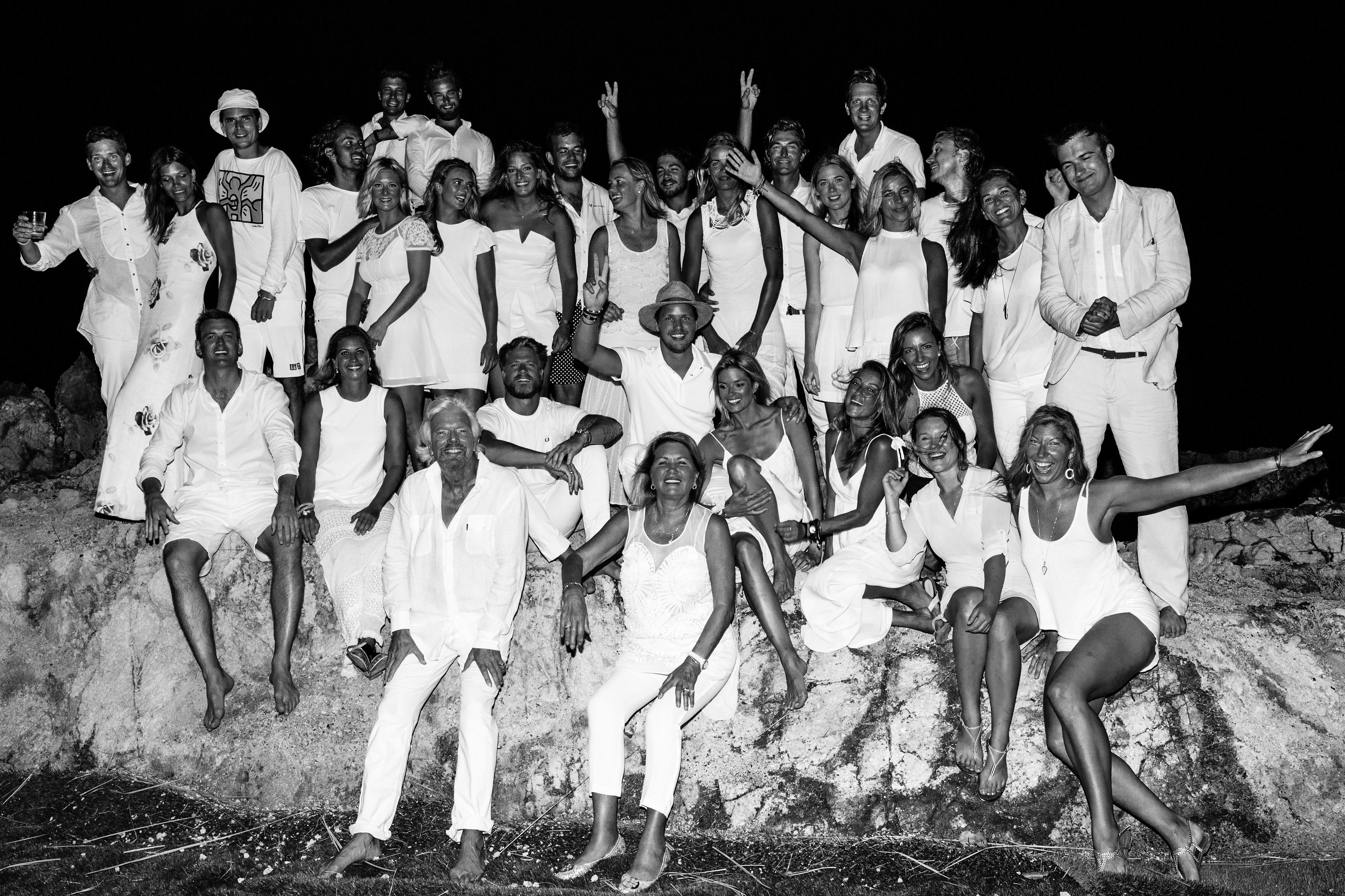 Richard Branson Sam's 30th birthday party Richard Branson Sam's 30th birthday party