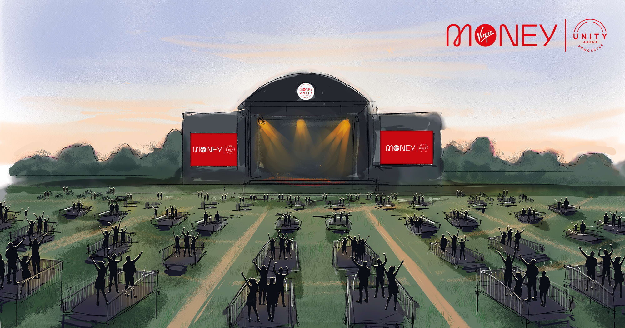 An artist's impression of what the Virgin Money Unity Arena will look like An artist's impression of what the Virgin Money Unity Arena will look like