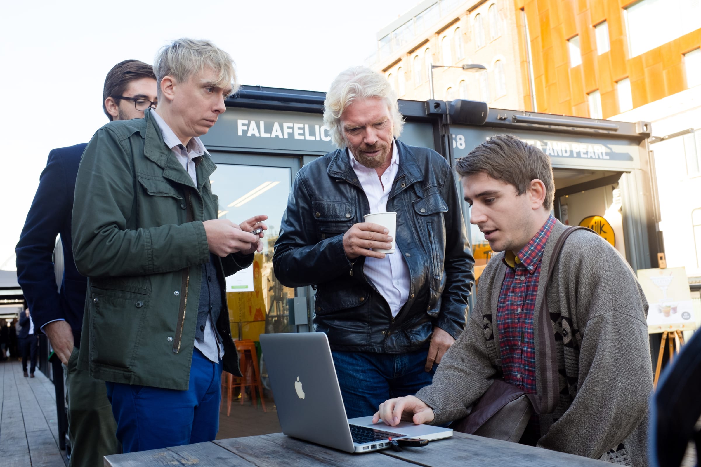Richard Branson and Greg Rose at Virgin StartUp Richard Branson and Greg Rose at Virgin StartUp