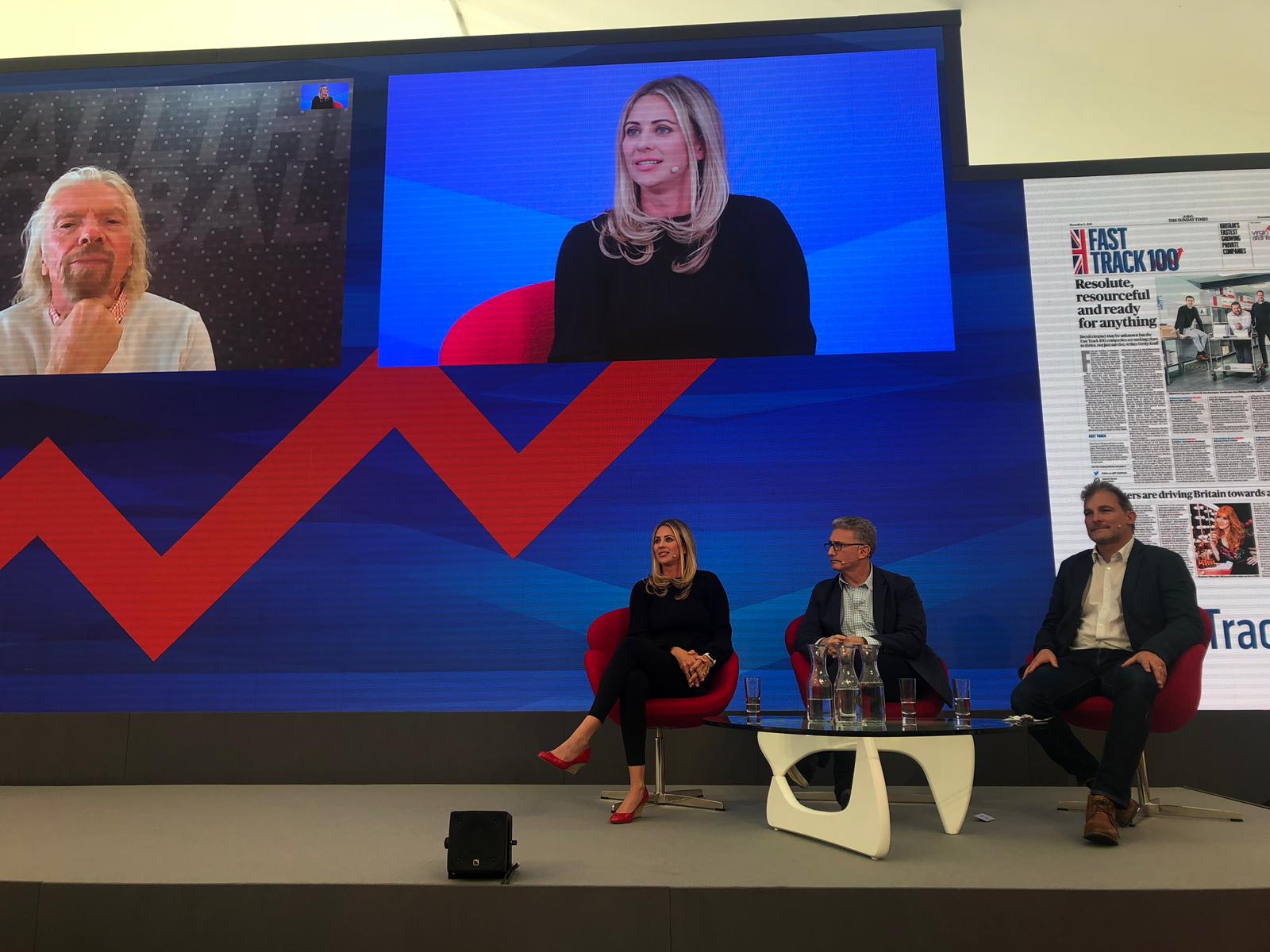 Holly and Richard Branson Fast Track 100 2019 Holly and Richard Branson at Fast Track 100 2019