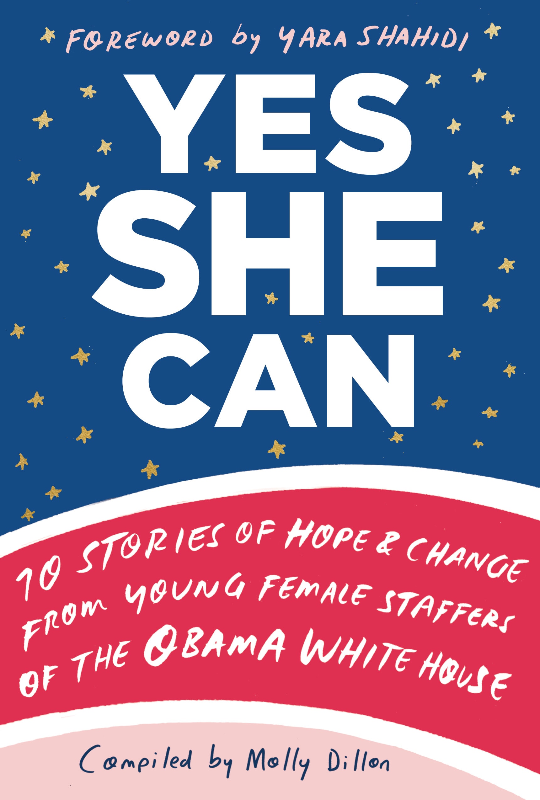"Yes She Can" book cover "Yes She Can" book cover