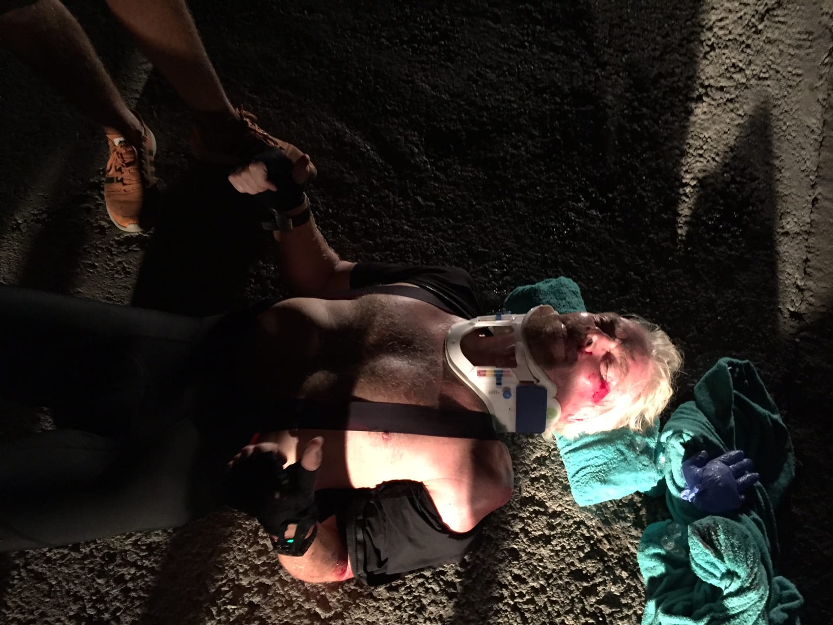 Richard Branson bike crash Richard Branson bike crash