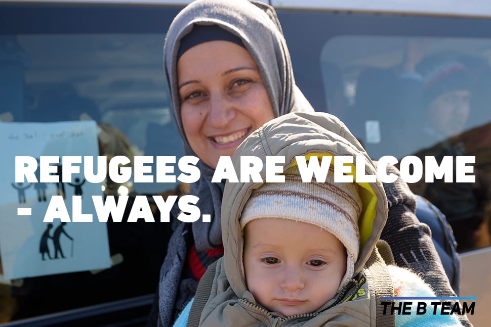 Virgin Unite, The B Team, Refugees